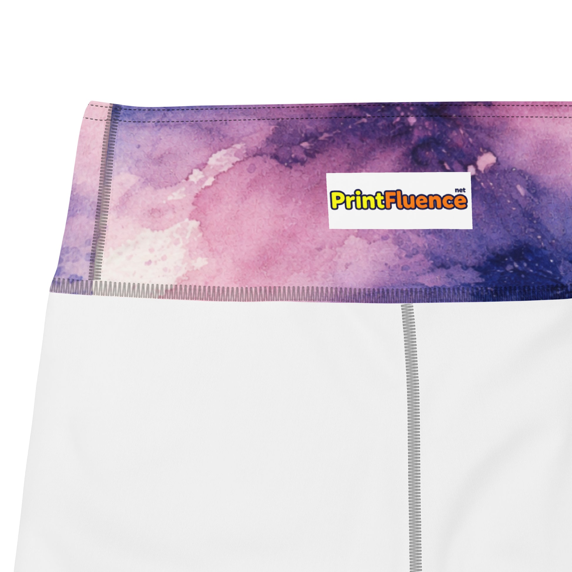 Yoga Leggings - Cloudscape Yoga Leggings – Dreamy Watercolor Sky All-Over Print by printfluence.net