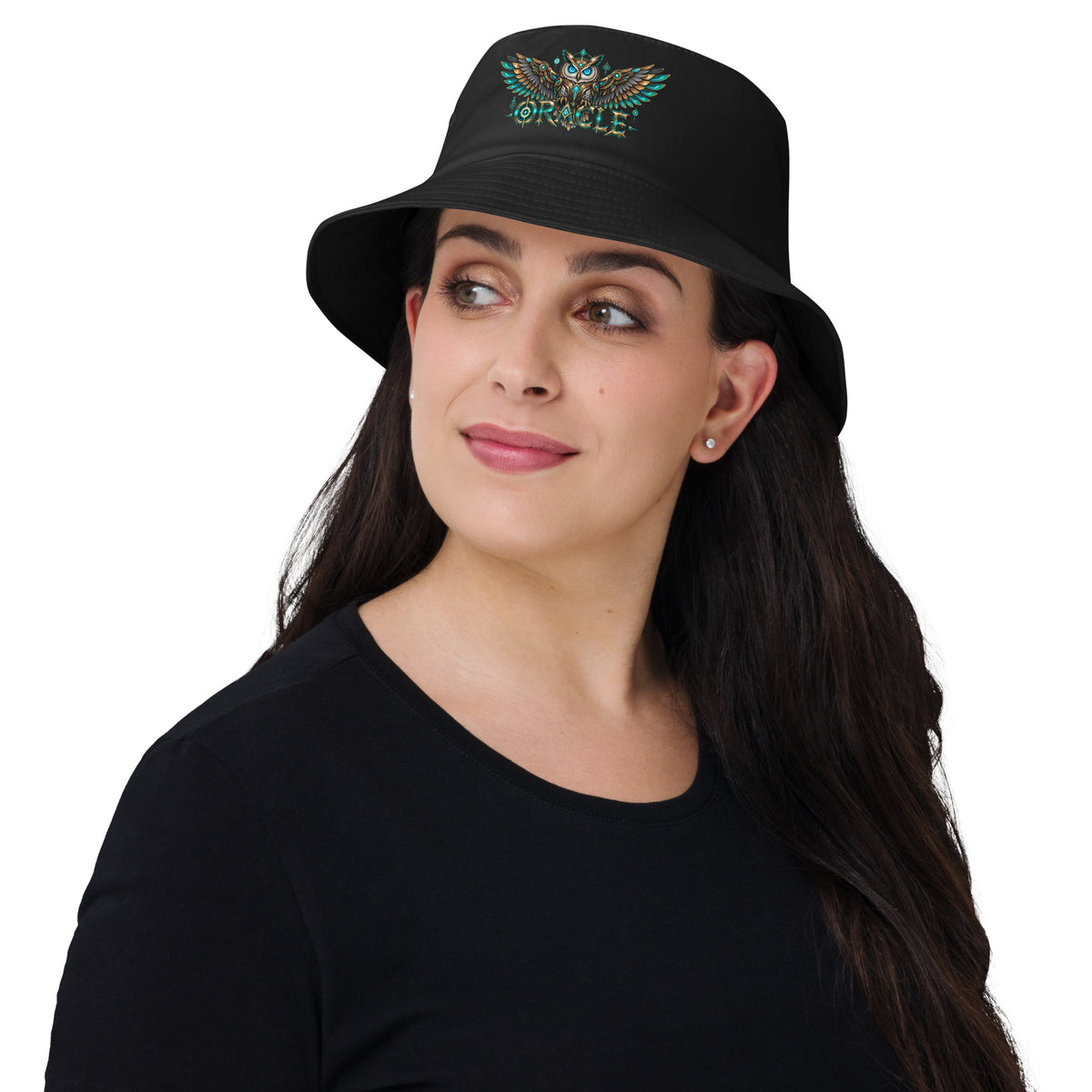 Cyberpunk Animals Lovers | Bucket Hat — ORACLE by printfluence