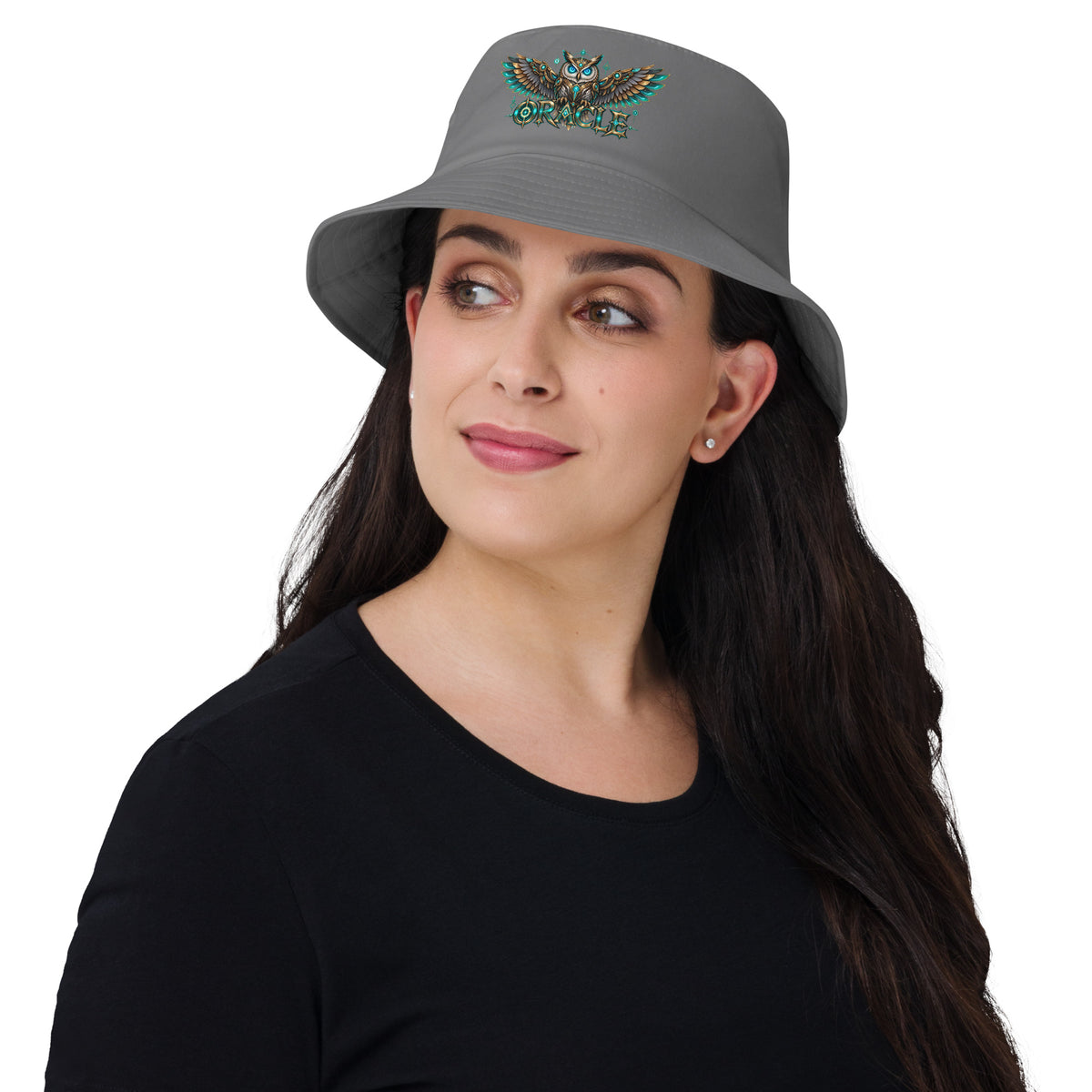 Cyberpunk Animals Lovers | Bucket Hat — ORACLE by printfluence