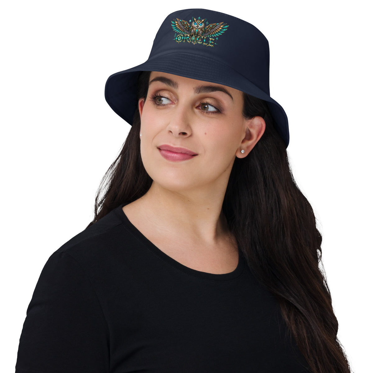 Cyberpunk Animals Lovers | Bucket Hat — ORACLE by printfluence