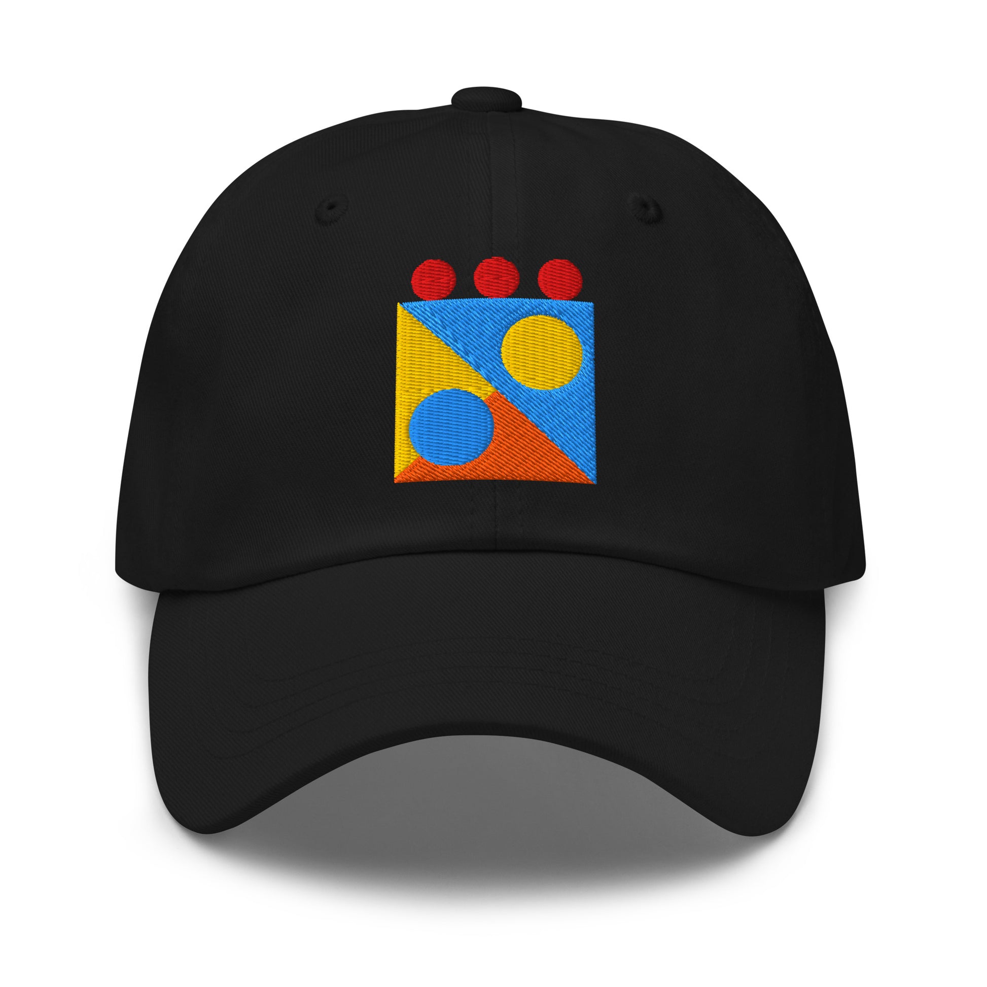 Dad hat - Color Pop Geometry Hat – Bold Modern Circles & Shapes. by printfluence.net
