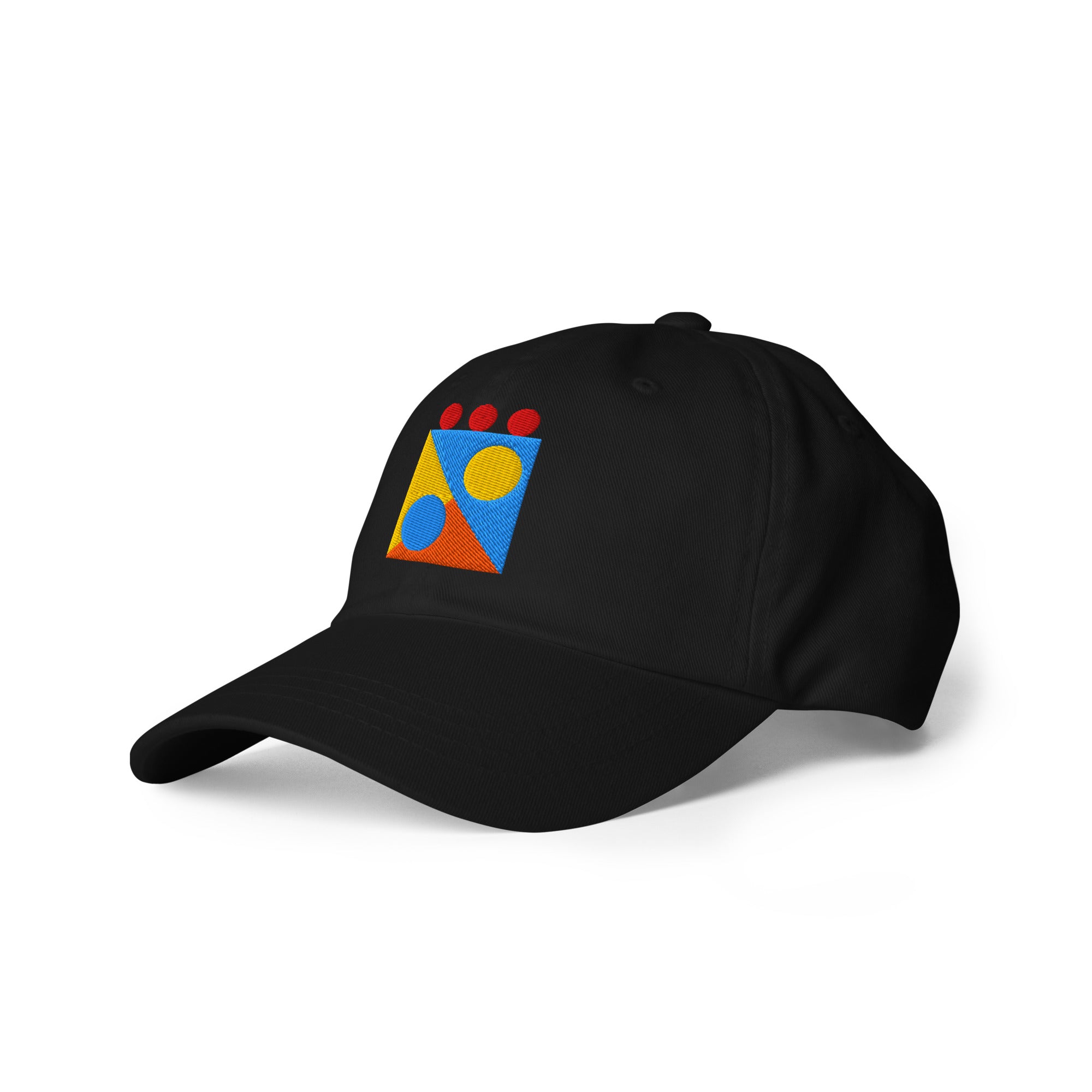 Dad hat - Color Pop Geometry Hat – Bold Modern Circles & Shapes. by printfluence.net