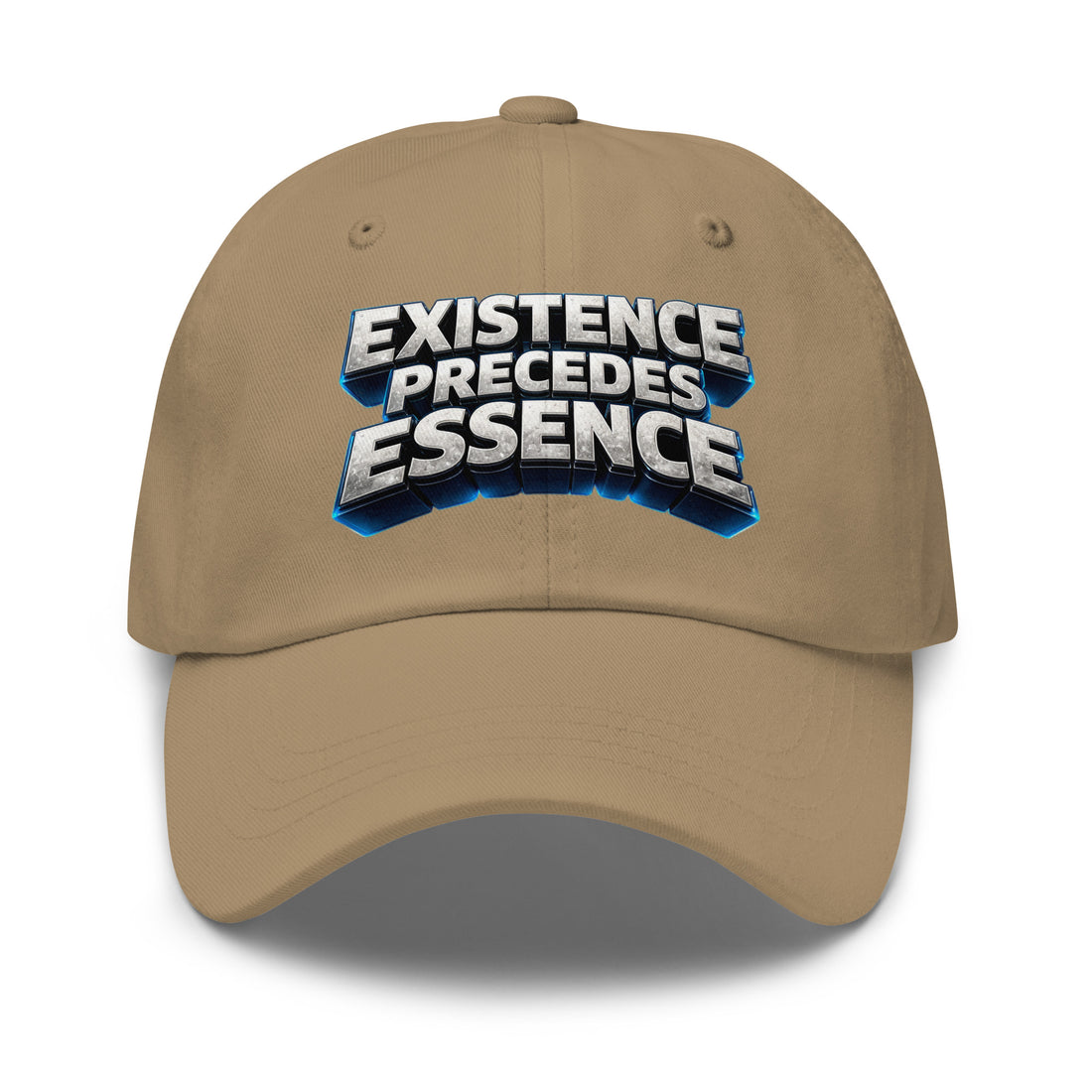 Dad hat - Existence Precedes Essence Dad Hat – Minimalist Philosophy Quote Cap by printfluence.net
