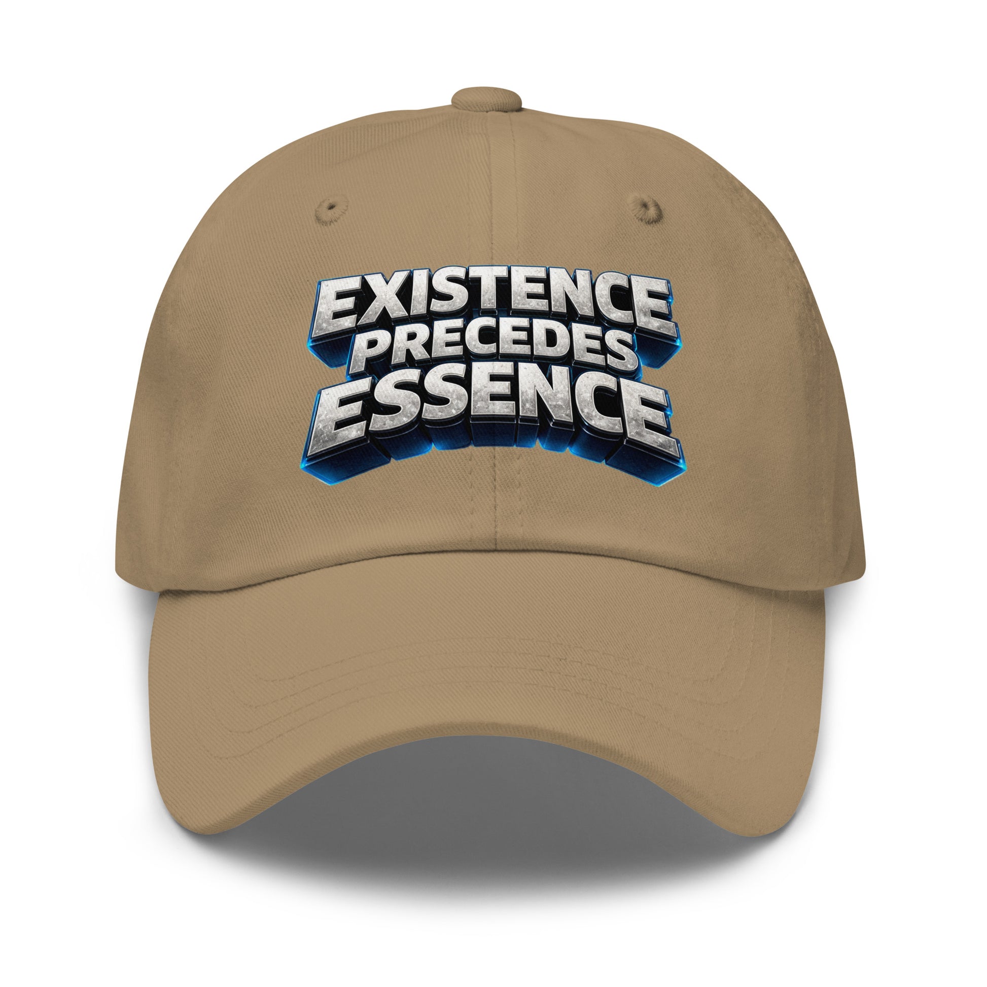 Dad hat - Existence Precedes Essence Dad Hat – Minimalist Philosophy Quote Cap by printfluence.net