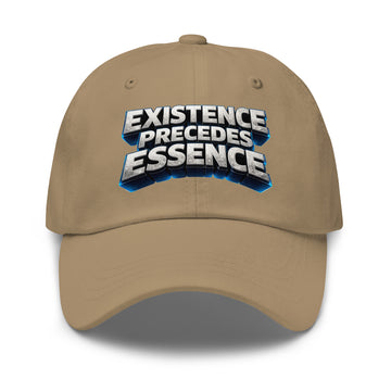 Dad hat - Existence Precedes Essence Dad Hat – Minimalist Philosophy Quote Cap by printfluence.net