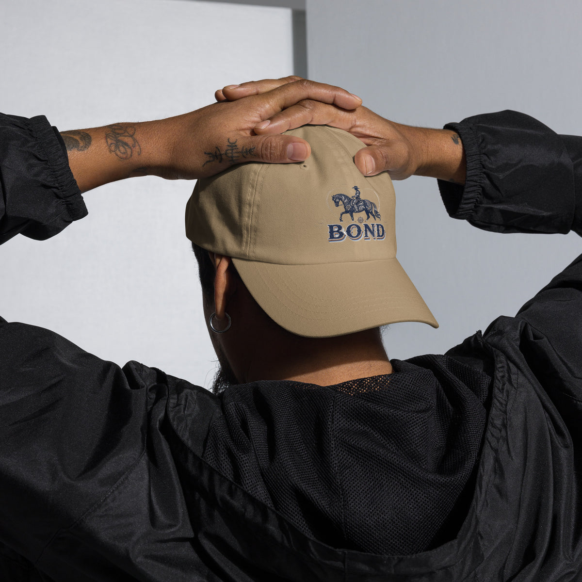 Horse Lovers Dad Hat Bond – Western Equestrian & Majestic Stallion Embroidered Cap by printfluence.net