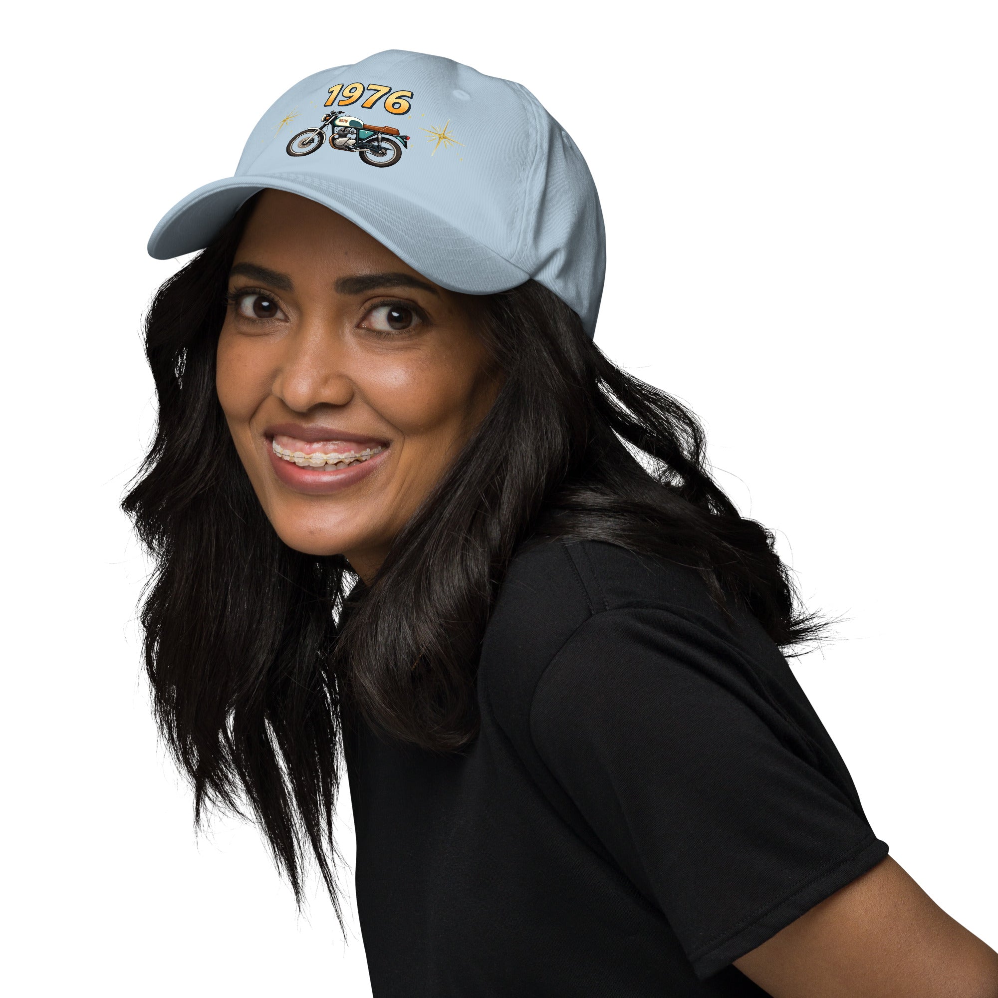 Dad hat - 1976 Vintage Motorcycle Dad Hat – Classic Biker Style Everyone Loves by printfluence.net
