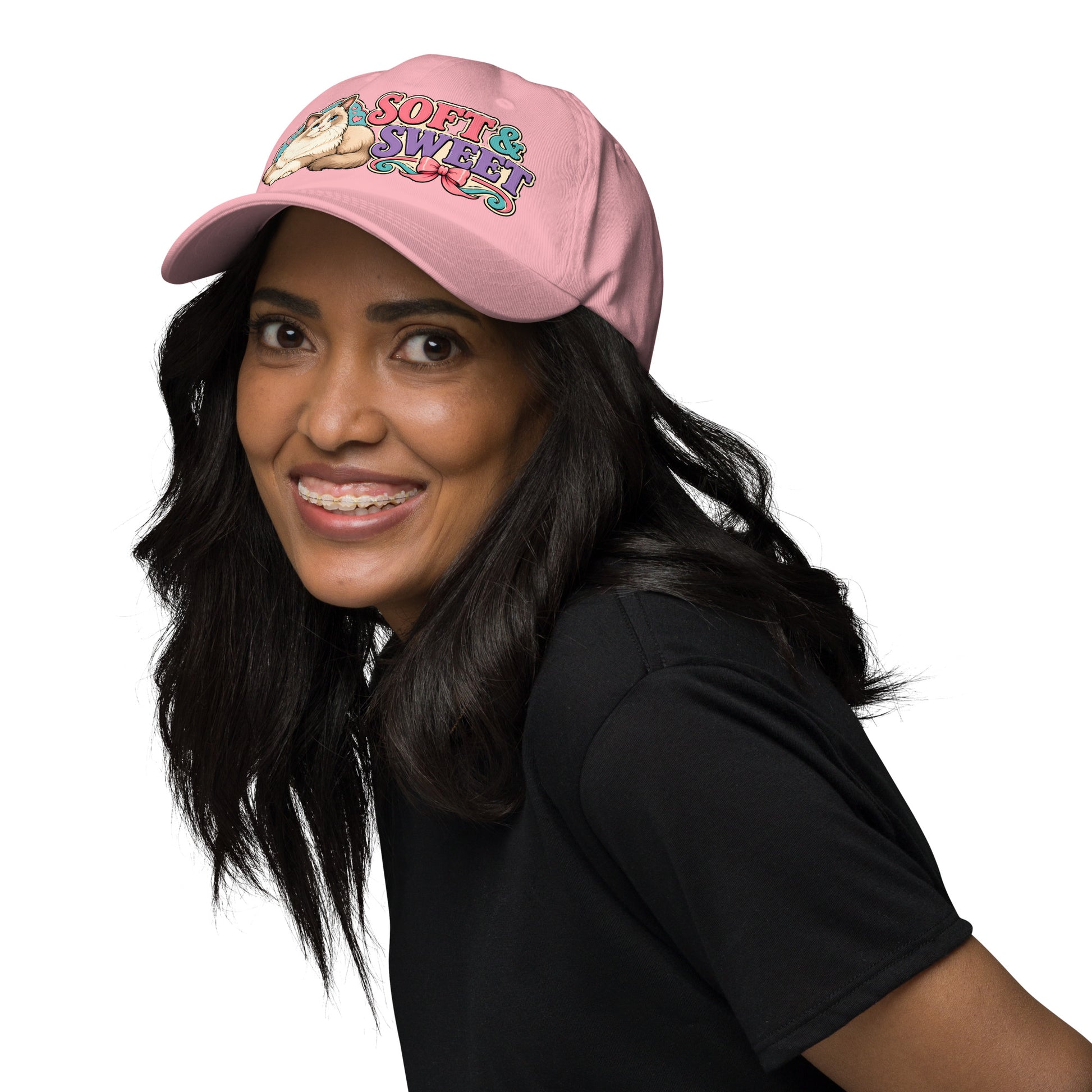 Soft and Sweet Fluffy Ragdoll Cat | Classic Dad Hat for Cat Lovers by printfluence.net