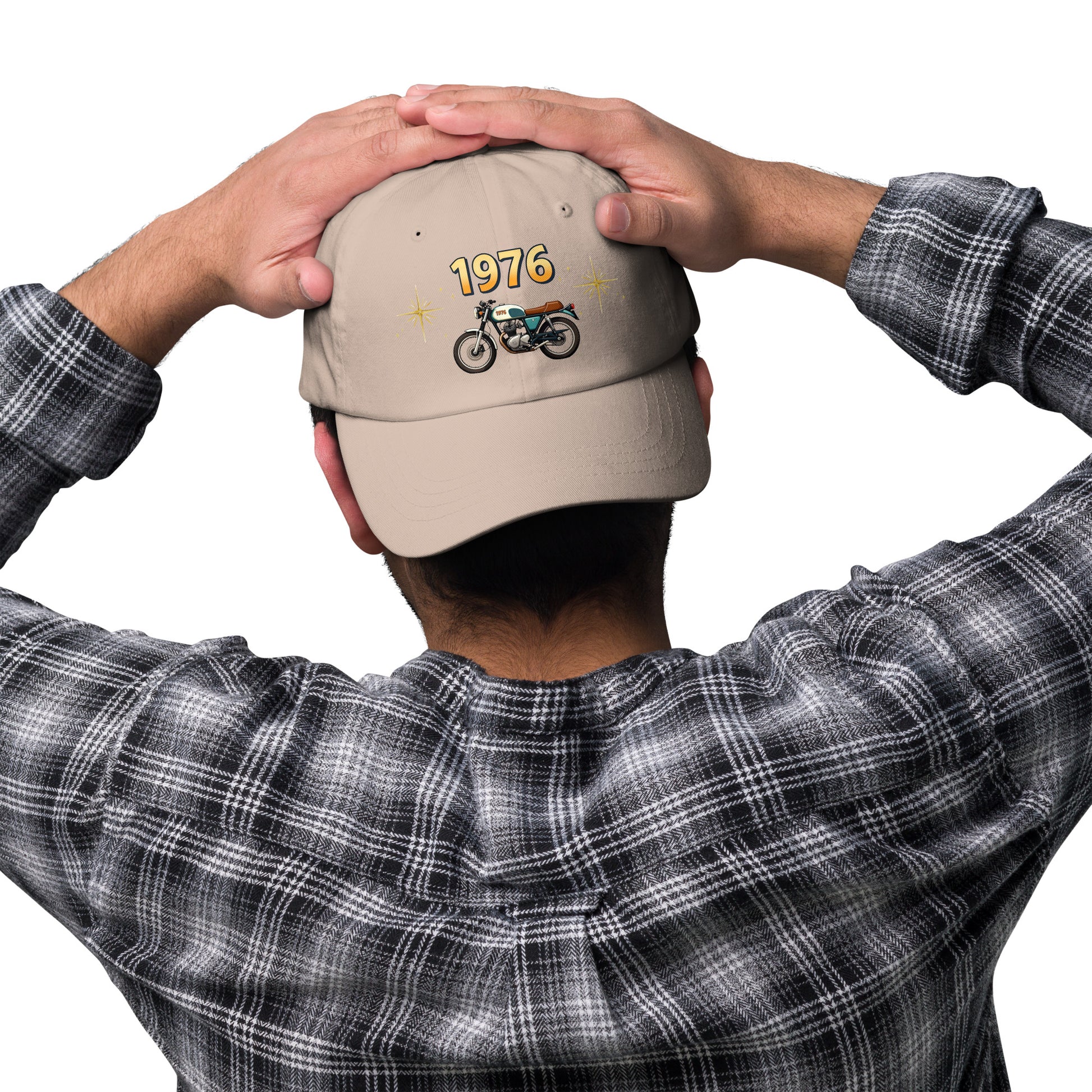 Dad hat - 1976 Vintage Motorcycle Dad Hat – Classic Biker Style Everyone Loves by printfluence.net