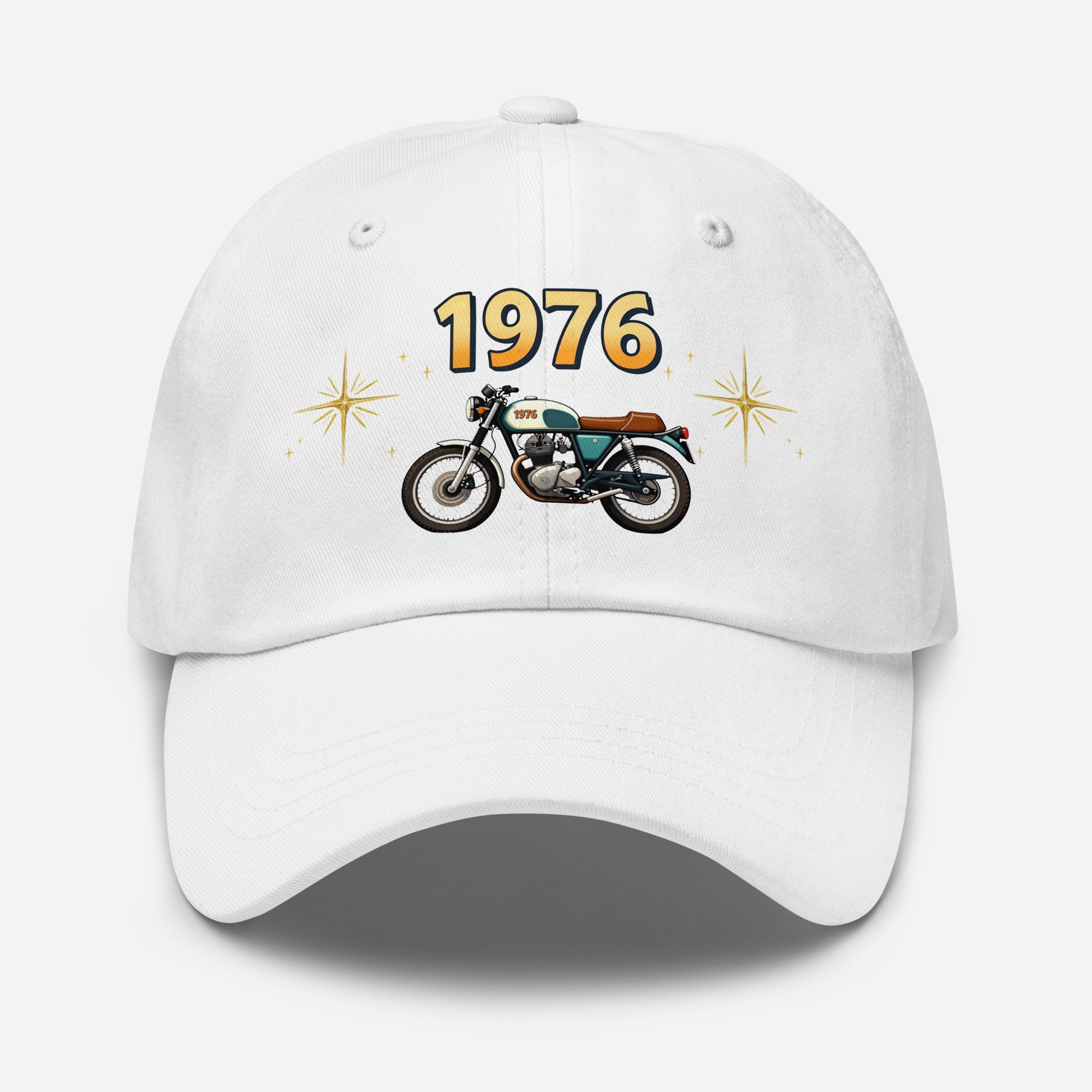 Dad hat - 1976 Vintage Motorcycle Dad Hat – Classic Biker Style Everyone Loves by printfluence.net