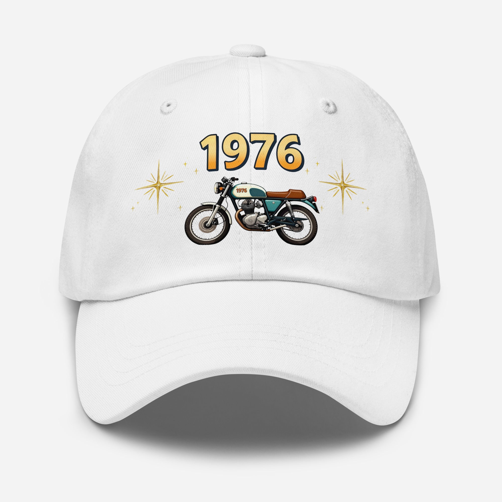 Dad hat - 1976 Vintage Motorcycle Dad Hat – Classic Biker Style Everyone Loves by printfluence.net
