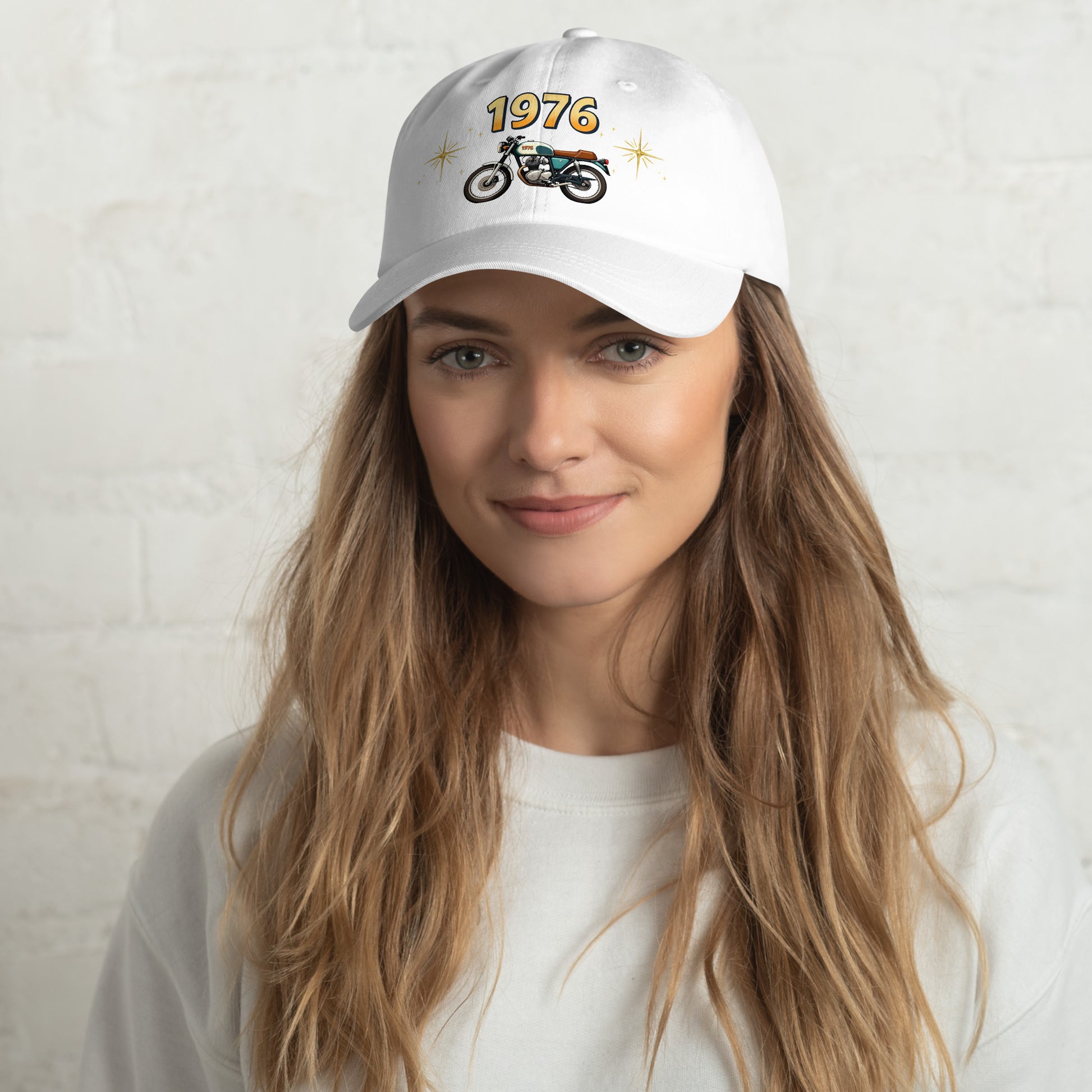 Dad hat - 1976 Vintage Motorcycle Dad Hat – Classic Biker Style Everyone Loves by printfluence.net