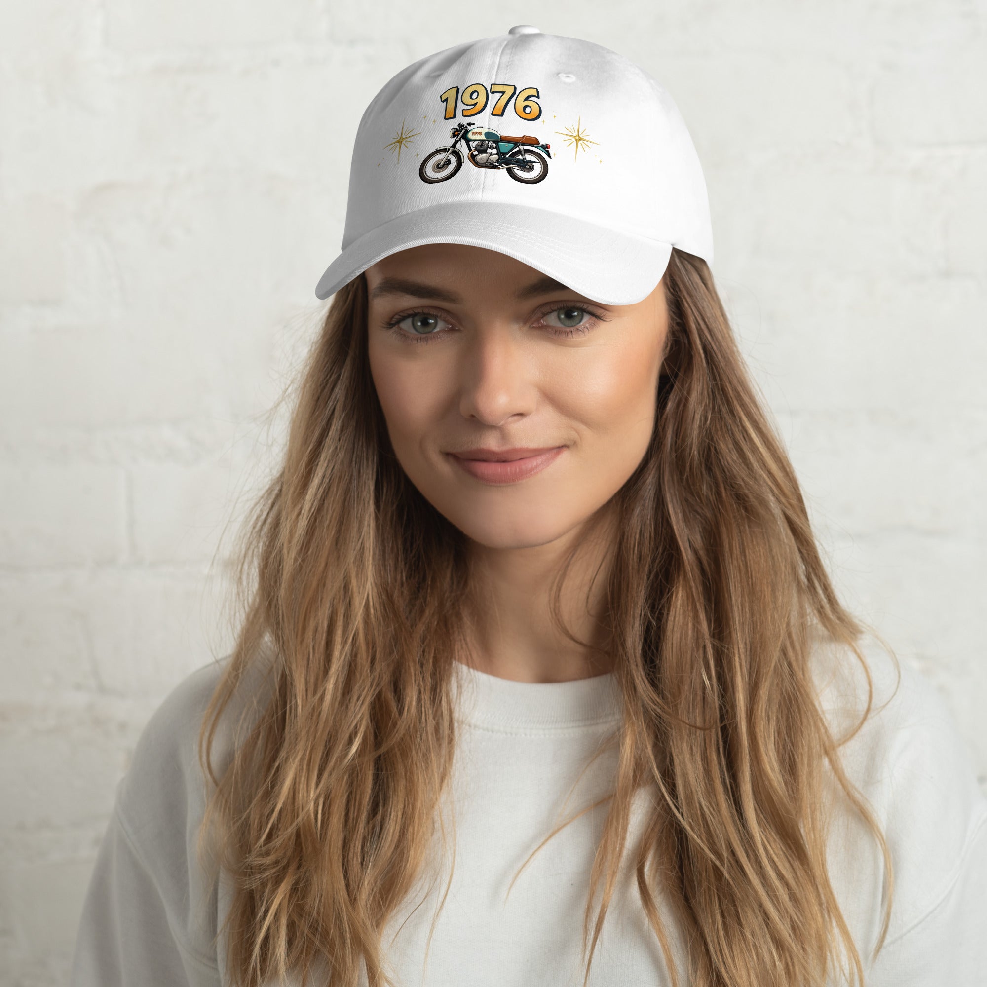 Dad hat - 1976 Vintage Motorcycle Dad Hat – Classic Biker Style Everyone Loves by printfluence.net