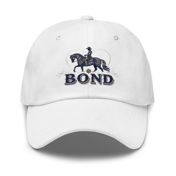 Horse Lovers Dad Hat Bond – Western Equestrian & Majestic Stallion Embroidered Cap by printfluence.net