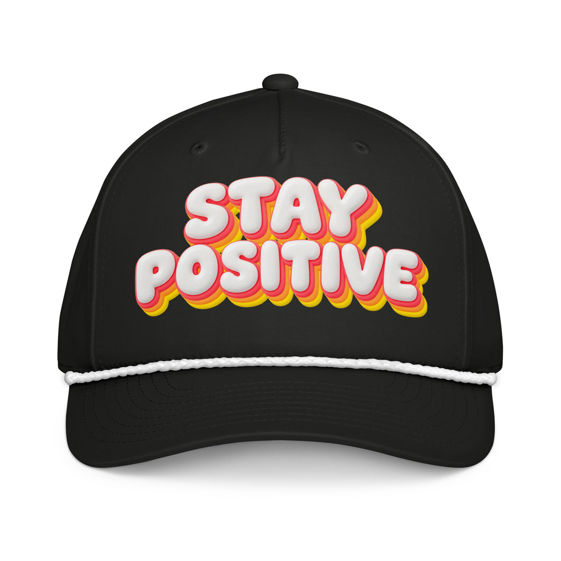 Inspirational Quotes Lovers | Classic Rope Cap — STAY POSITIVE. by printfluence