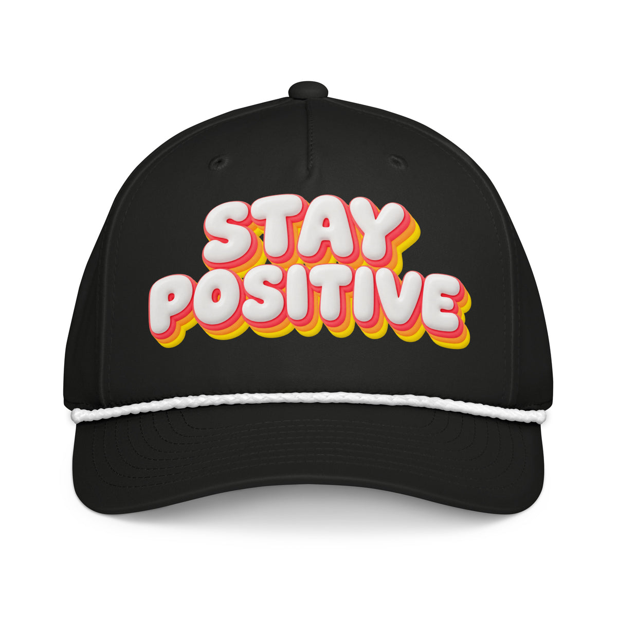 Inspirational Quotes Lovers | Classic Rope Cap — STAY POSITIVE. by printfluence