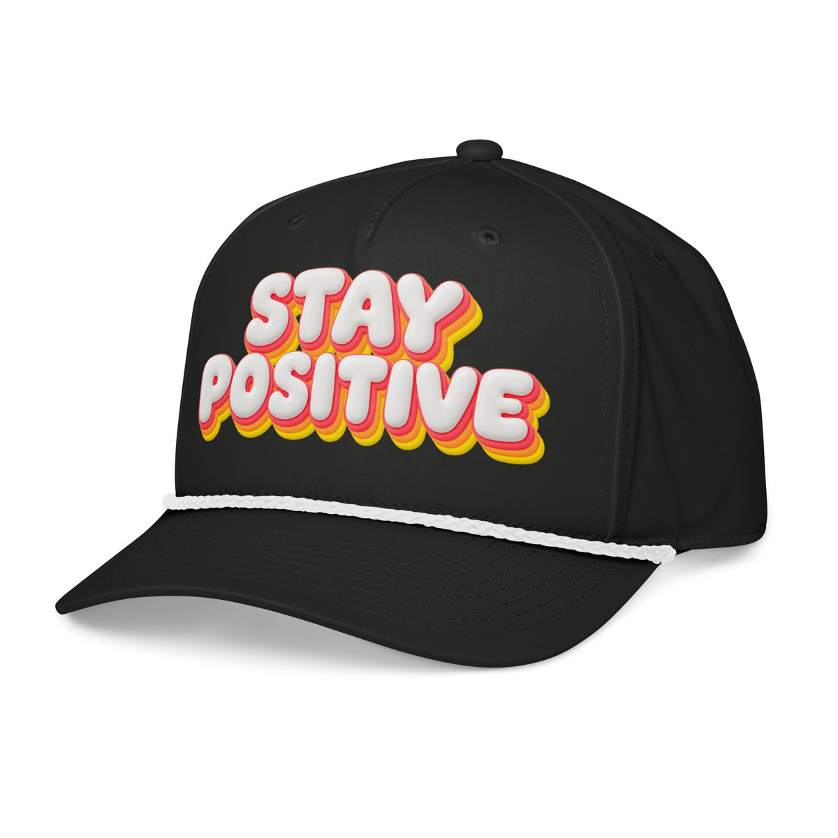 Inspirational Quotes Lovers | Classic Rope Cap — STAY POSITIVE. by printfluence