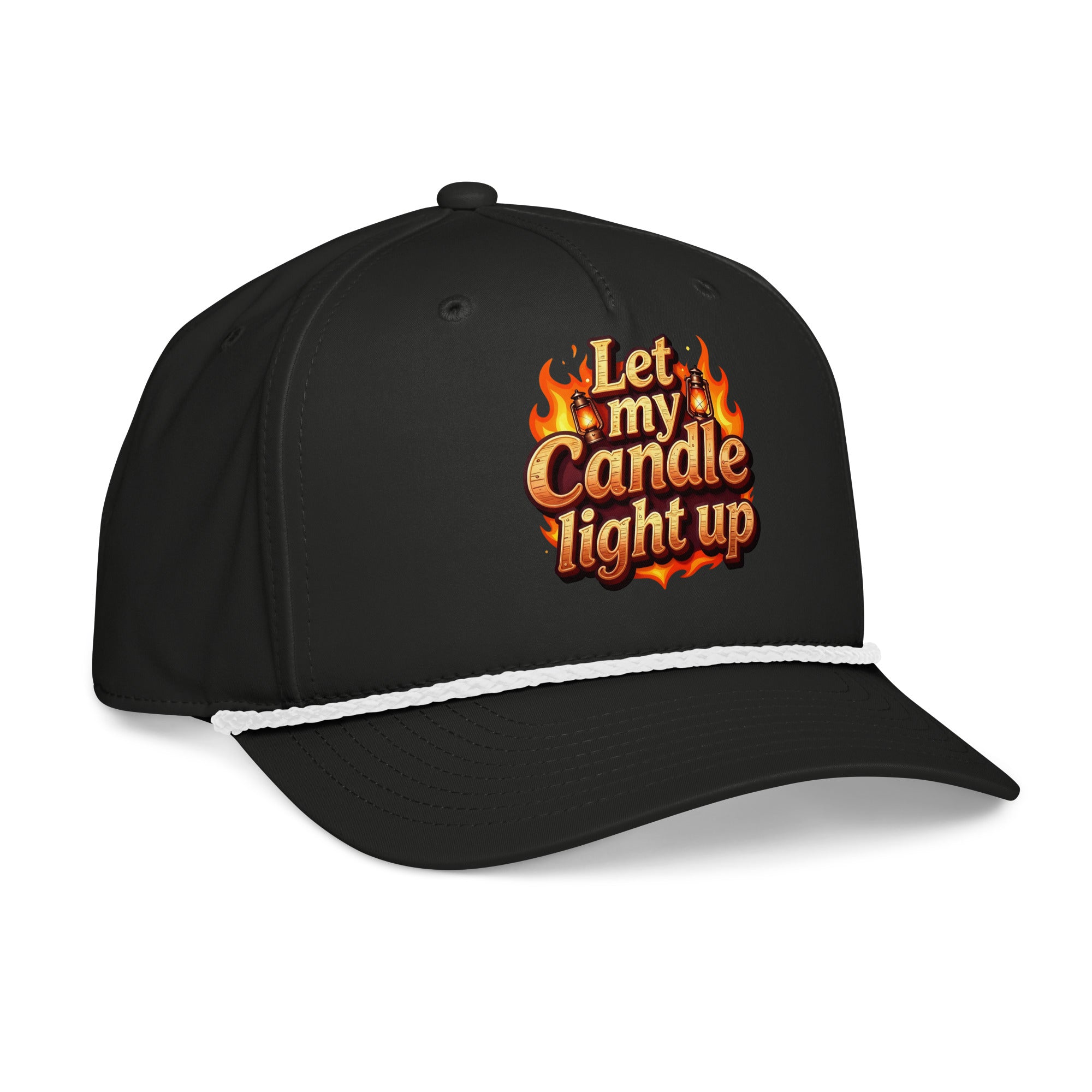 Classic rope cap - Let My Candle Light Up Rope Cap – Radiant Power for Elite Achievers by printfluence.net