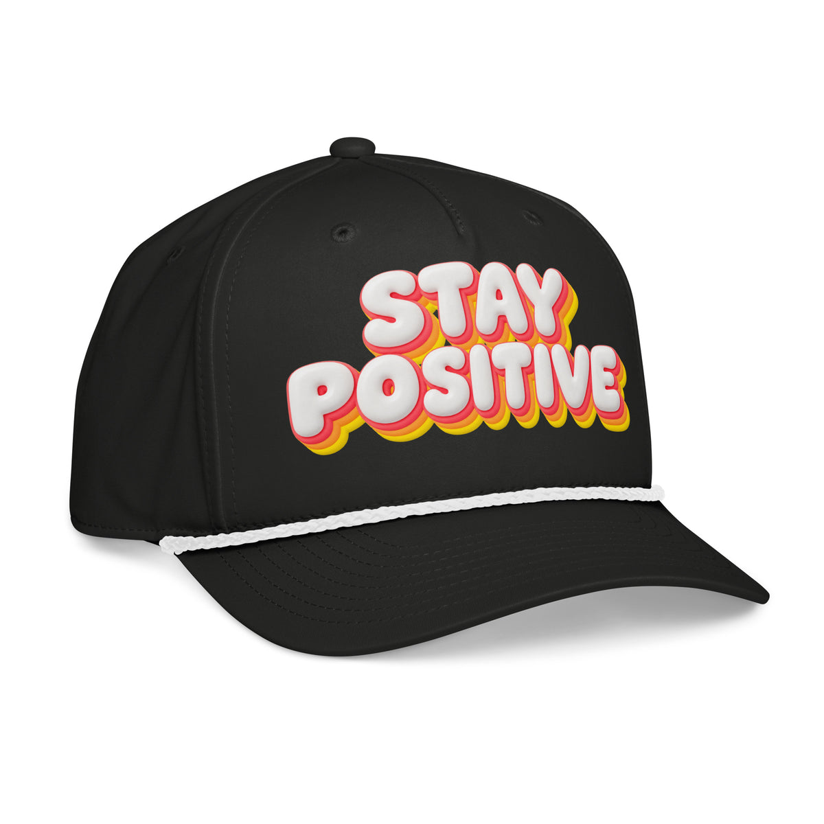 Inspirational Quotes Lovers | Classic Rope Cap — STAY POSITIVE. by printfluence