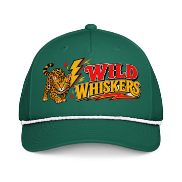 Retro Wild Whiskers Bengal Cat | Classic Rope Cap for Cat Lovers by printfluence.net
