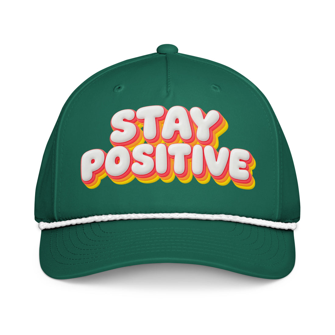 Inspirational Quotes Lovers | Classic Rope Cap — STAY POSITIVE. by printfluence