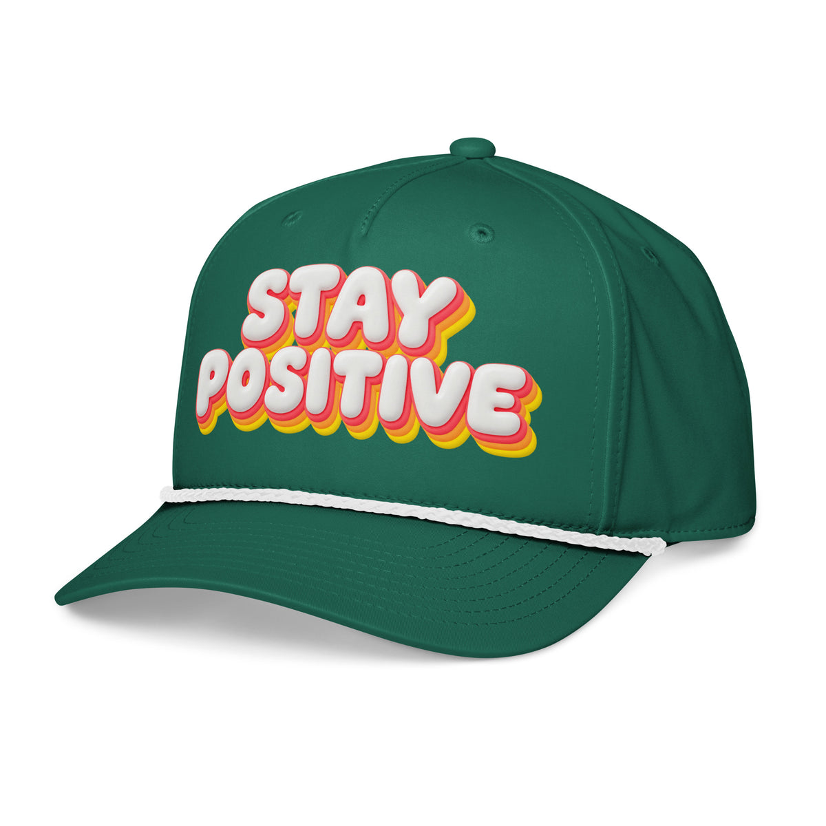 Inspirational Quotes Lovers | Classic Rope Cap — STAY POSITIVE. by printfluence