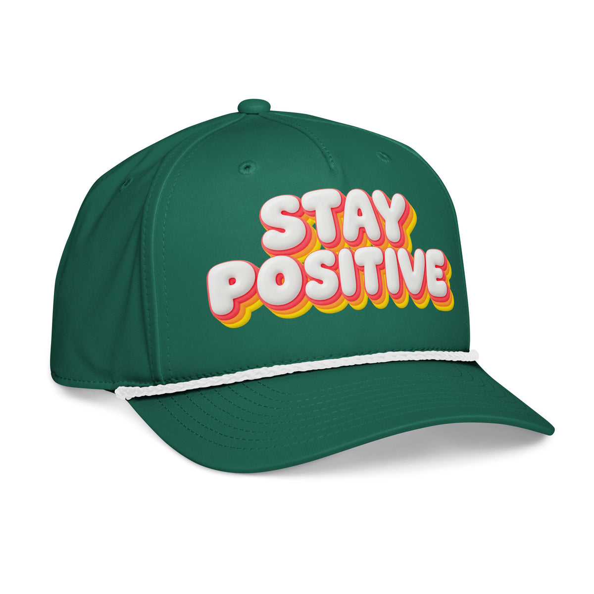 Inspirational Quotes Lovers | Classic Rope Cap — STAY POSITIVE. by printfluence