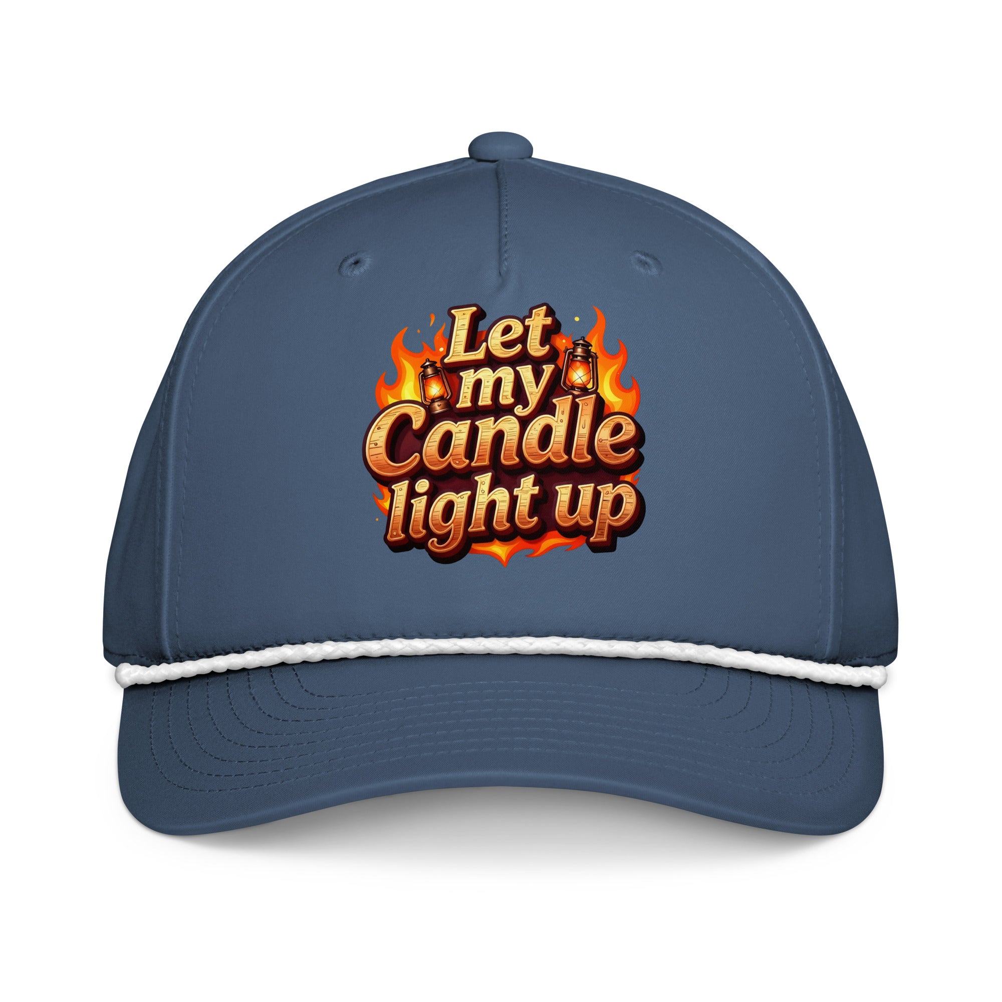 Classic rope cap - Let My Candle Light Up Rope Cap – Radiant Power for Elite Achievers by printfluence.net