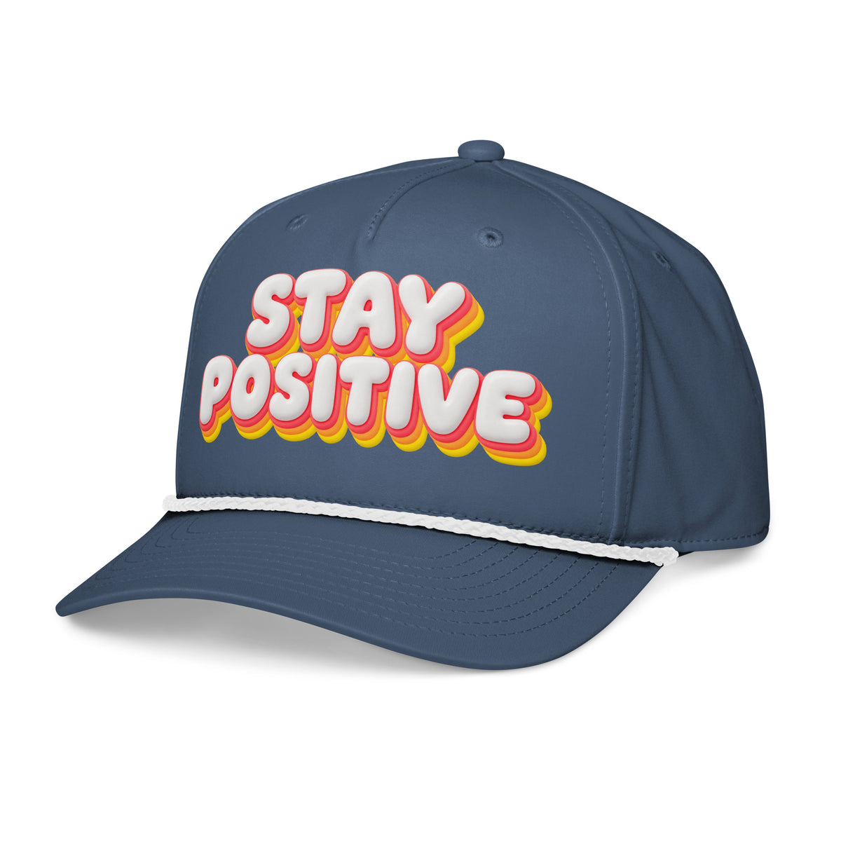 Inspirational Quotes Lovers | Classic Rope Cap — STAY POSITIVE. by printfluence