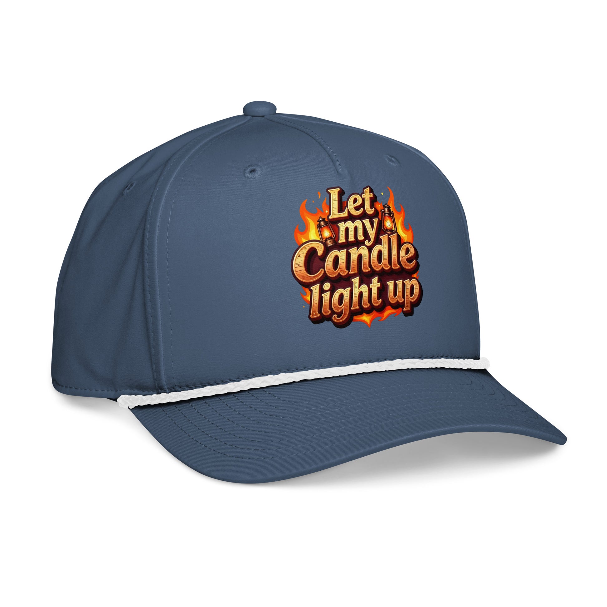 Classic rope cap - Let My Candle Light Up Rope Cap – Radiant Power for Elite Achievers by printfluence.net