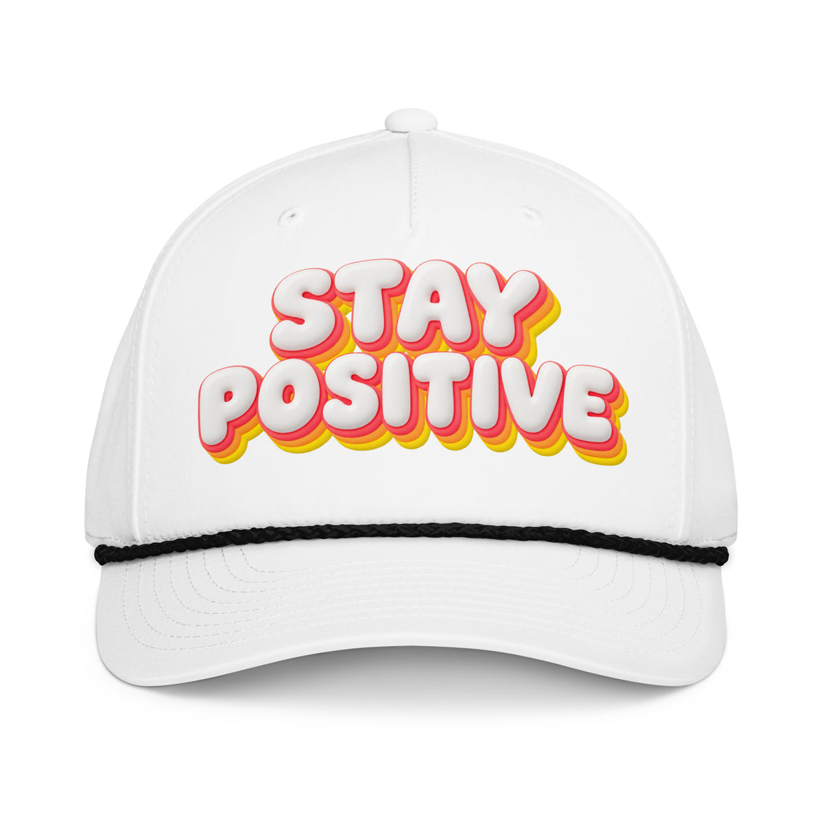 Inspirational Quotes Lovers | Classic Rope Cap — STAY POSITIVE. by printfluence