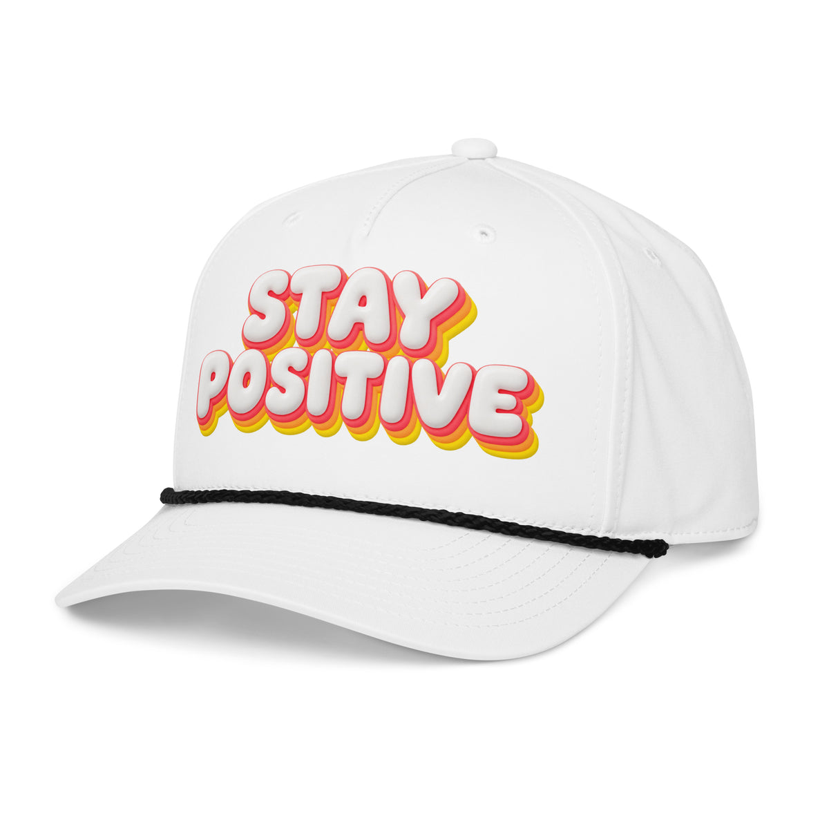 Inspirational Quotes Lovers | Classic Rope Cap — STAY POSITIVE. by printfluence
