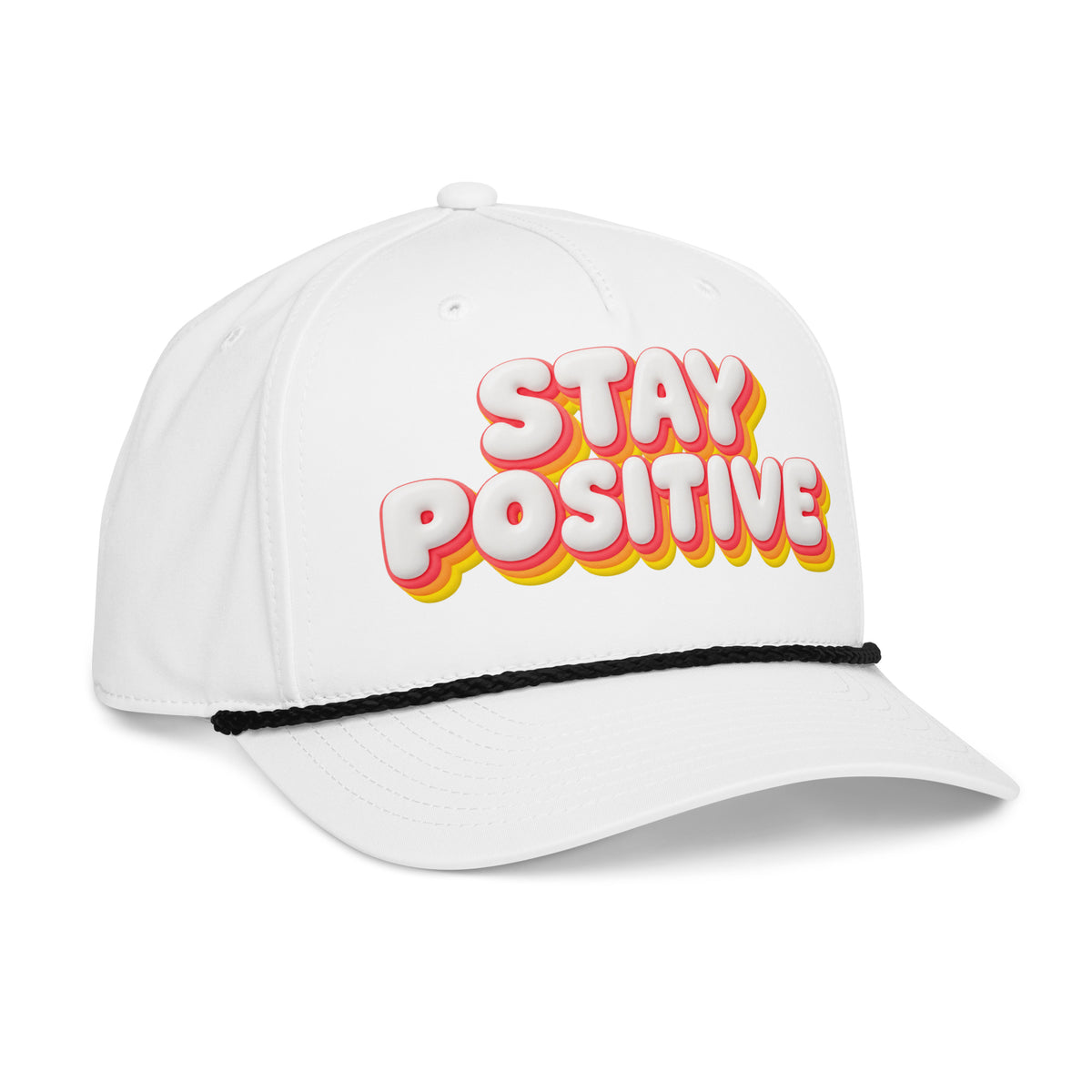Inspirational Quotes Lovers | Classic Rope Cap — STAY POSITIVE. by printfluence