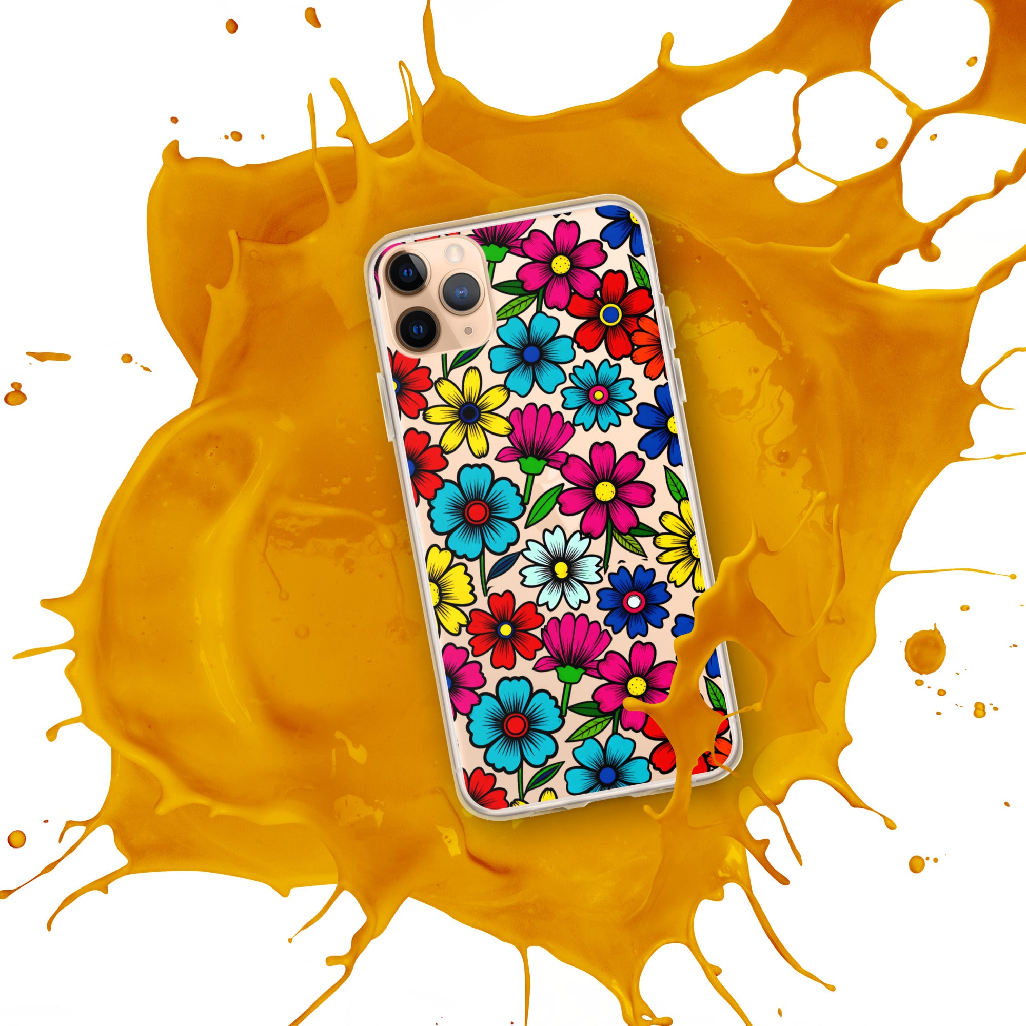 Clear Case for iPhone® - Elite Floral Formations iPhone Case – Success Bloom Luxury by printfluence.net