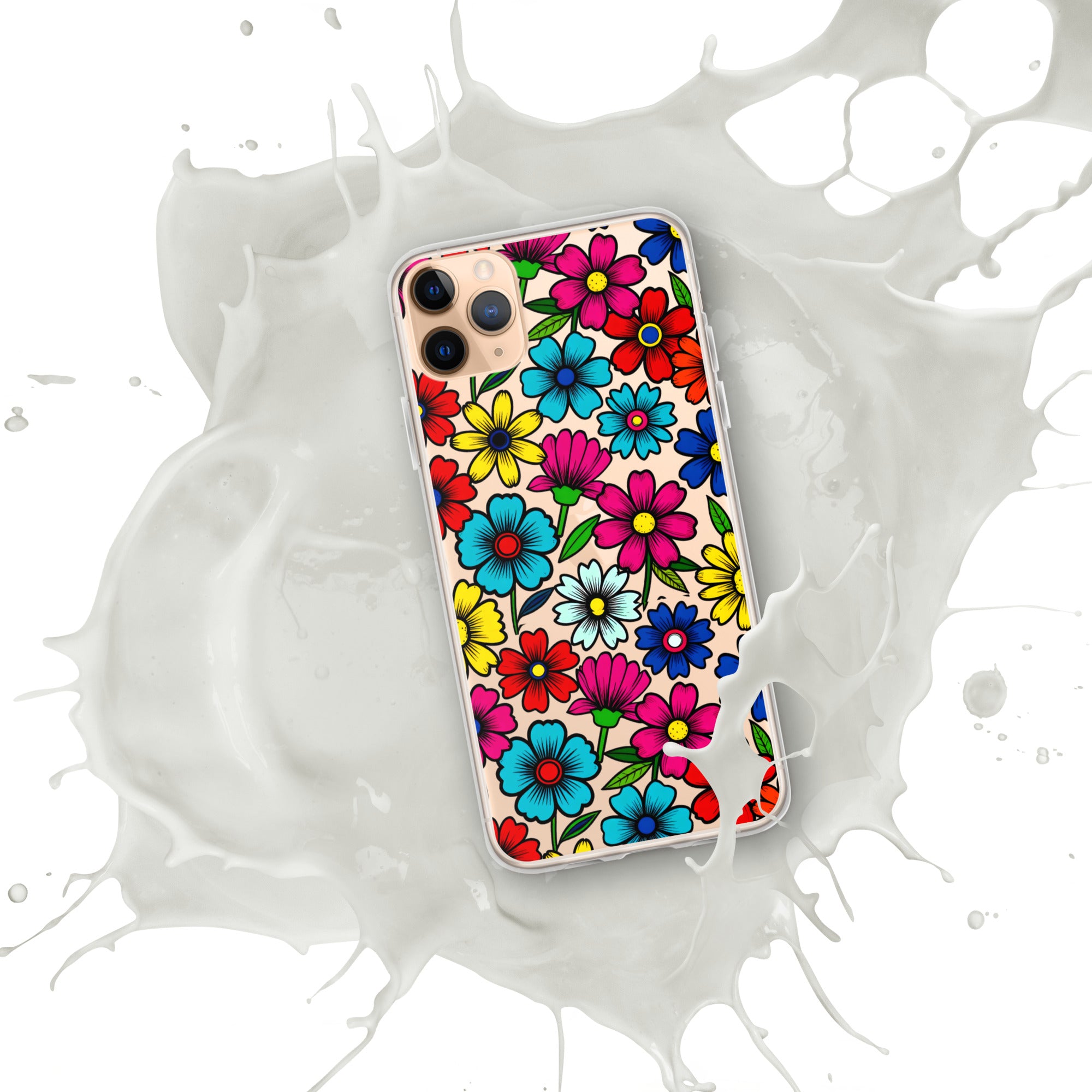 Clear Case for iPhone® - Elite Floral Formations iPhone Case – Success Bloom Luxury by printfluence.net