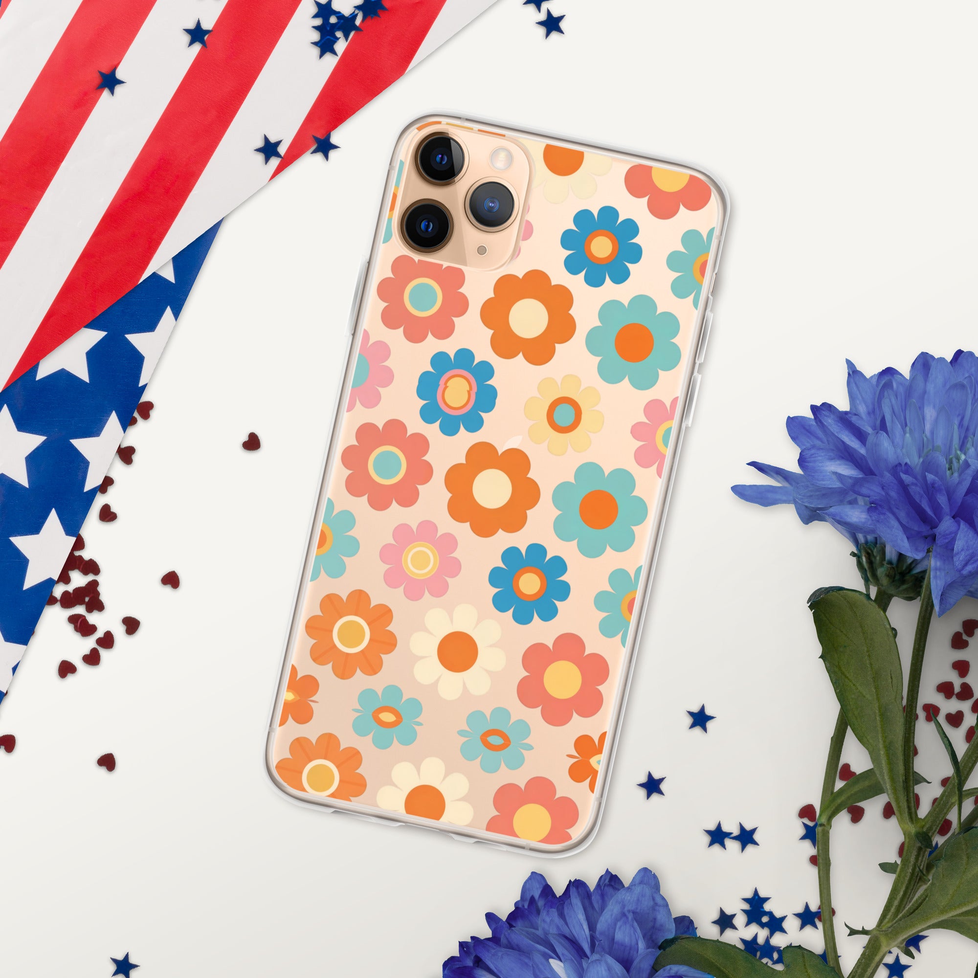 Clear Case for iPhone® - Beautiful Bloom iPhone Case – Vibrant Floral Charm by printfluence.net