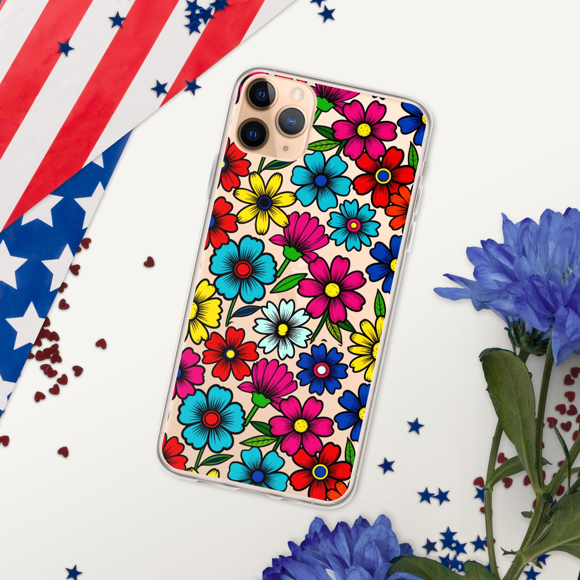 Clear Case for iPhone® - Elite Floral Formations iPhone Case – Success Bloom Luxury by printfluence.net