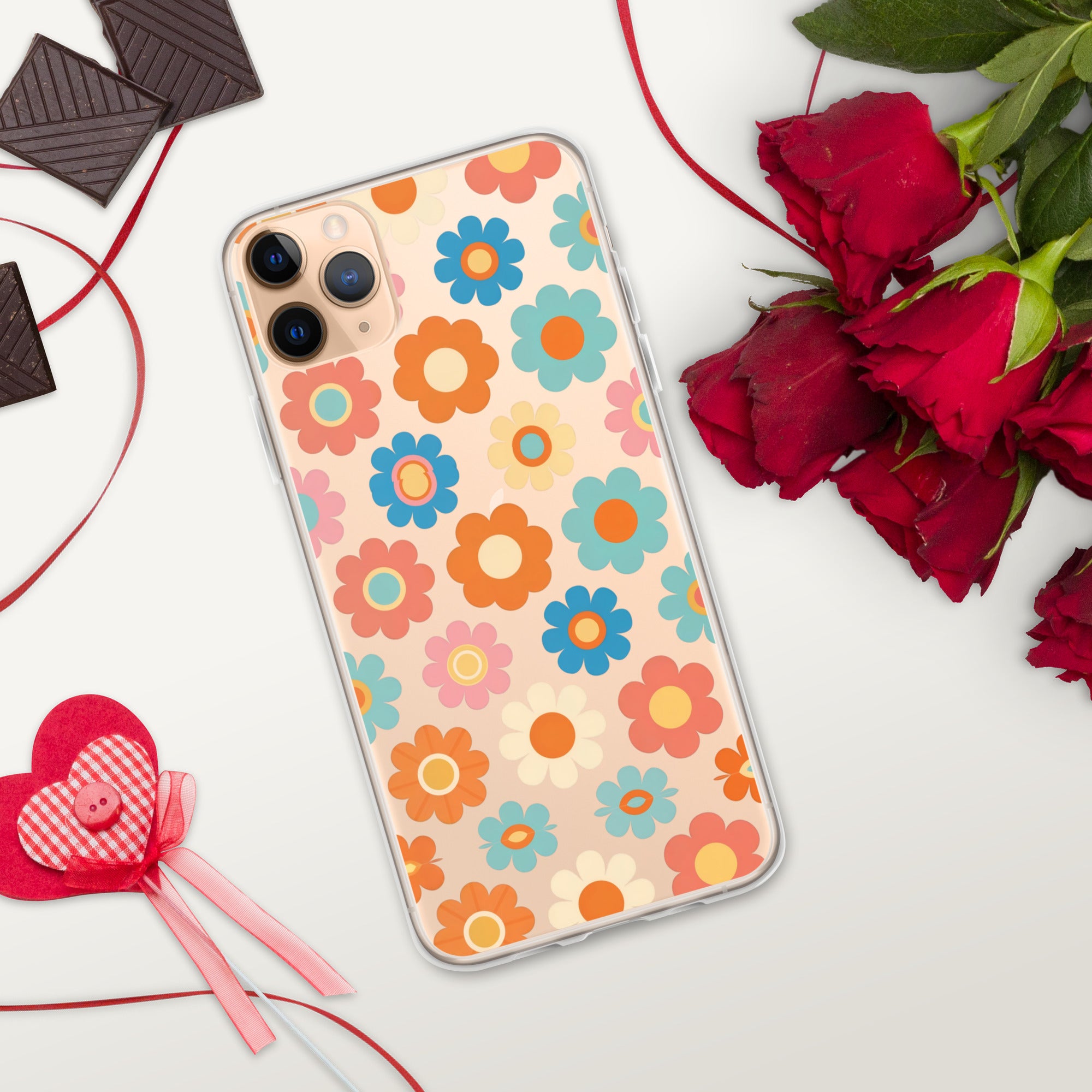 Clear Case for iPhone® - Beautiful Bloom iPhone Case – Vibrant Floral Charm by printfluence.net