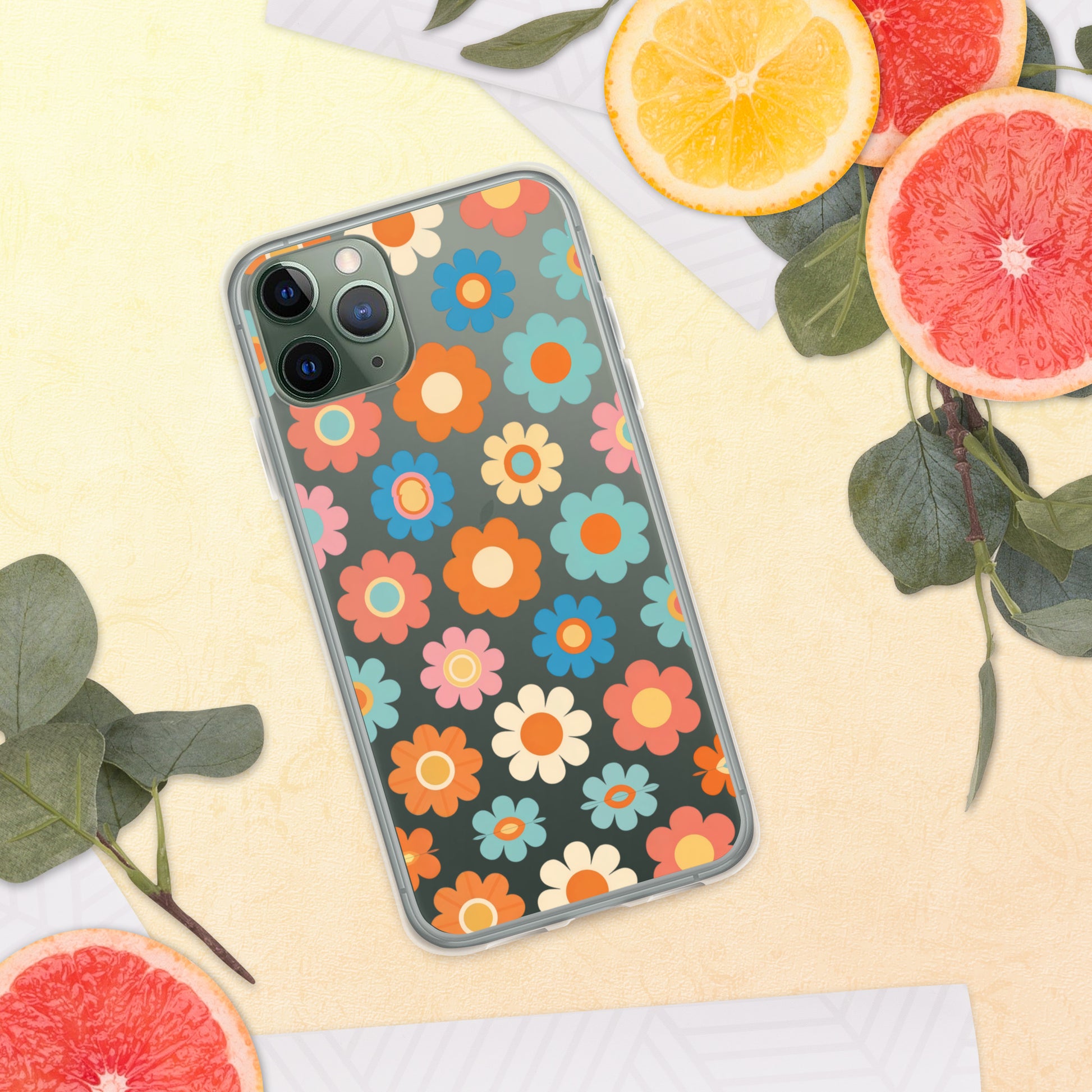 Clear Case for iPhone® - Beautiful Bloom iPhone Case – Vibrant Floral Charm by printfluence.net