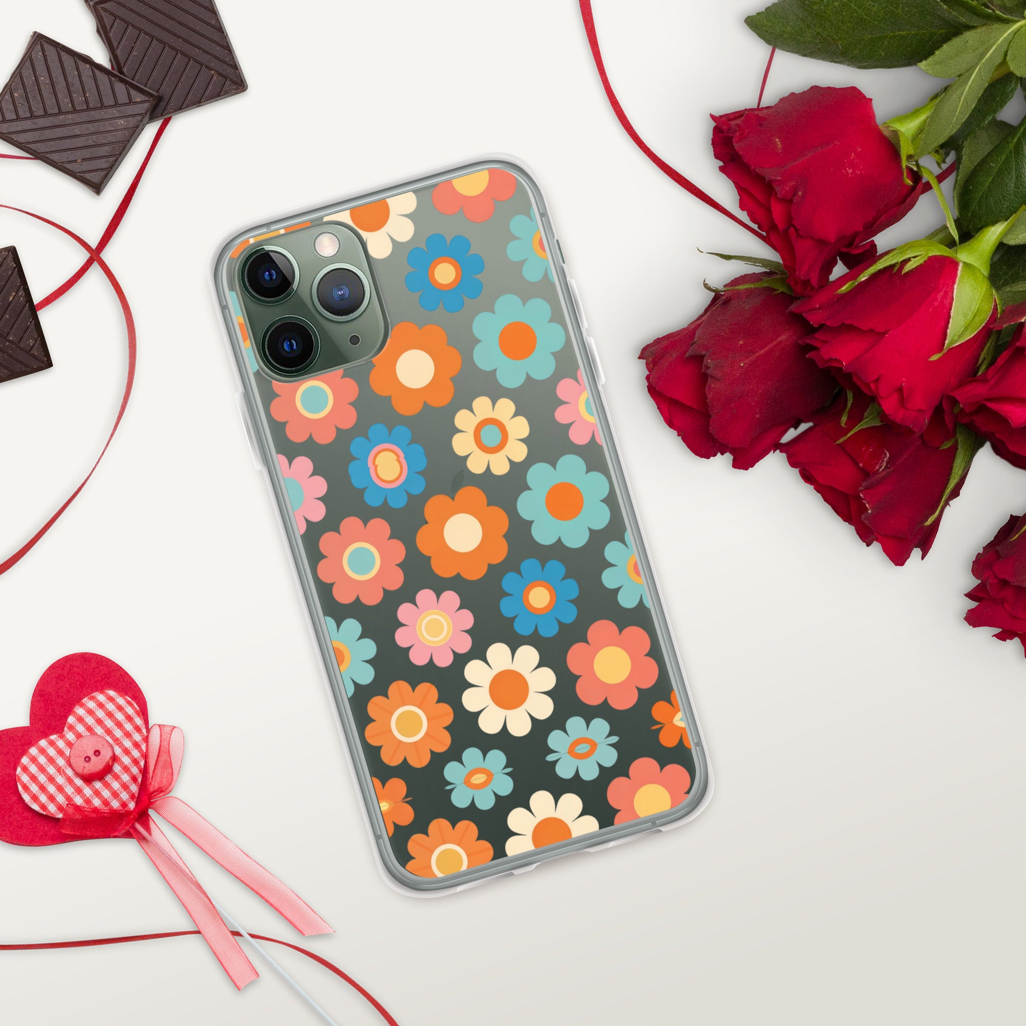 Clear Case for iPhone® - Beautiful Bloom iPhone Case – Vibrant Floral Charm by printfluence.net