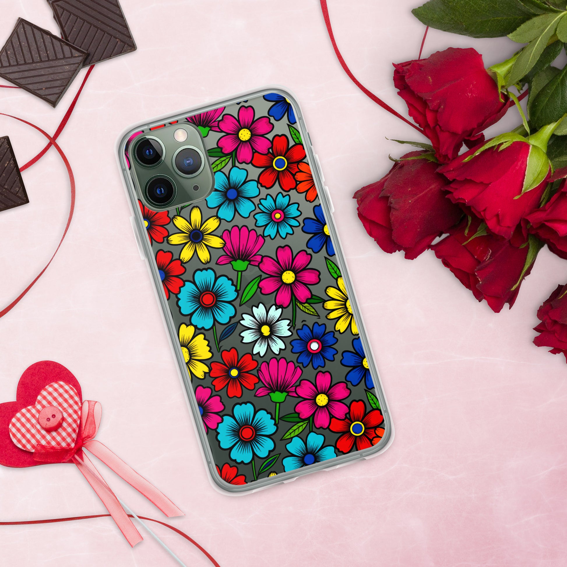 Clear Case for iPhone® - Elite Floral Formations iPhone Case – Success Bloom Luxury by printfluence.net