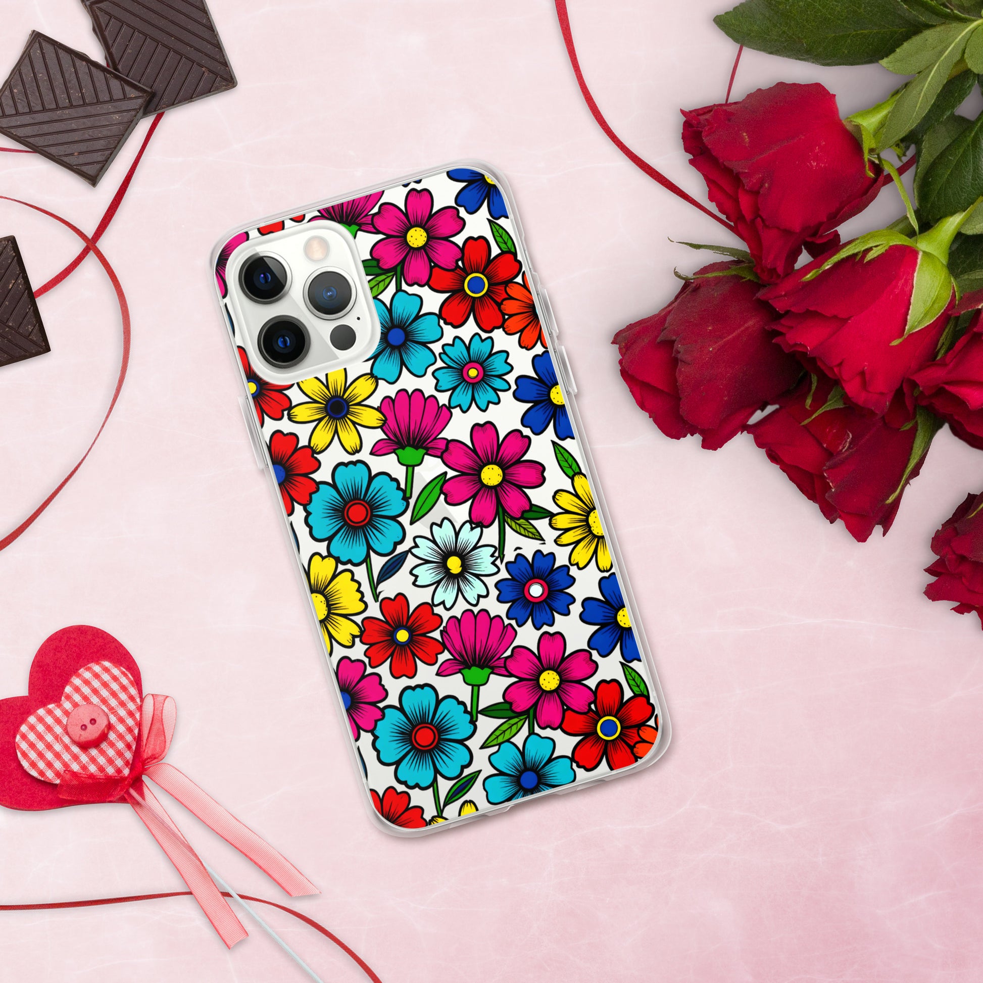 Clear Case for iPhone® - Elite Floral Formations iPhone Case – Success Bloom Luxury by printfluence.net