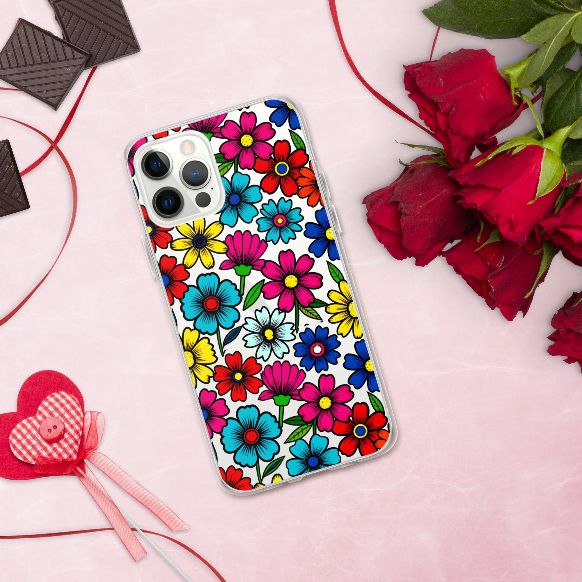 Clear Case for iPhone® - Elite Floral Formations iPhone Case – Success Bloom Luxury by printfluence.net