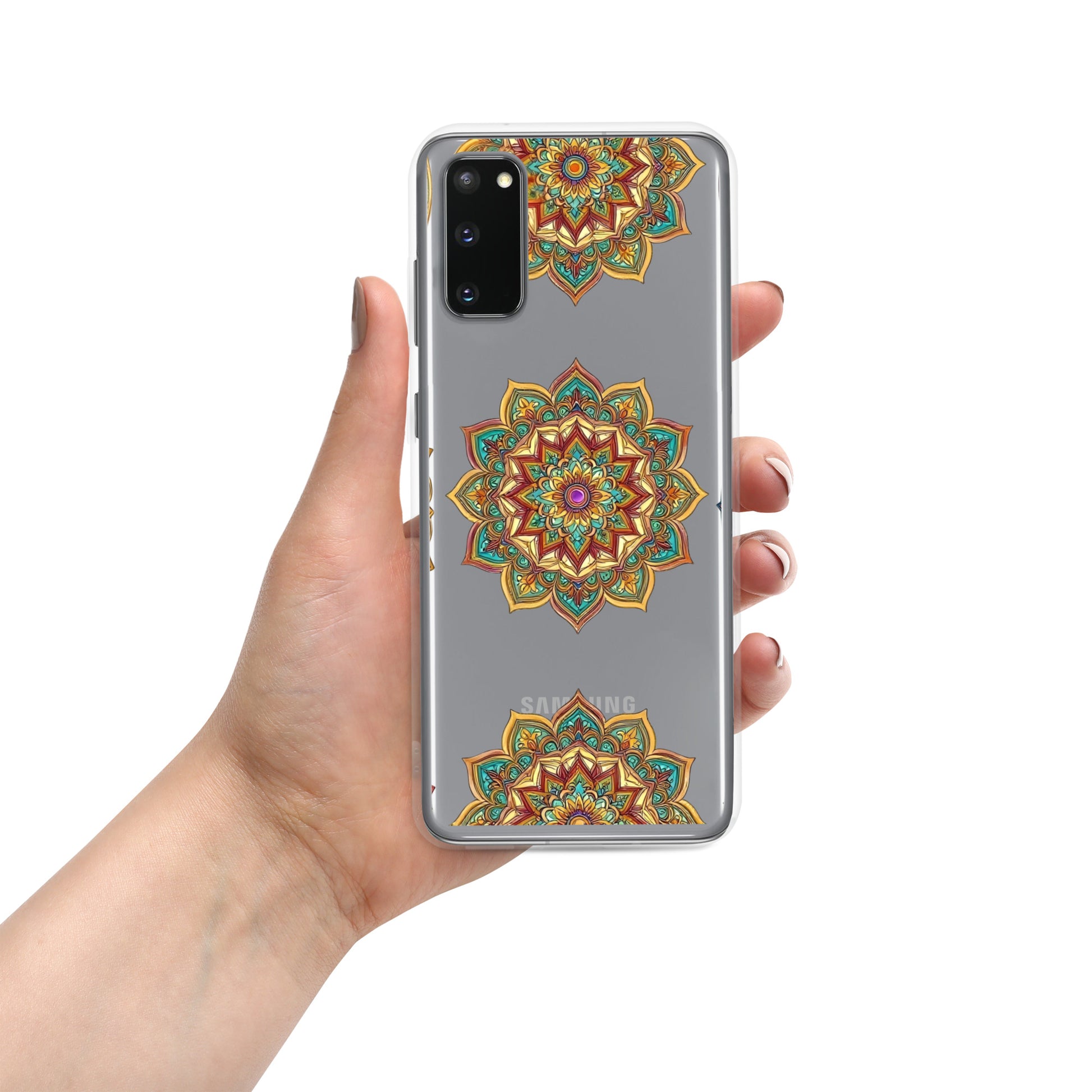 Clear Case for Samsung® - Geometric Star Harmony Clear Samsung Case – For Visionary Elite by printfluence.net