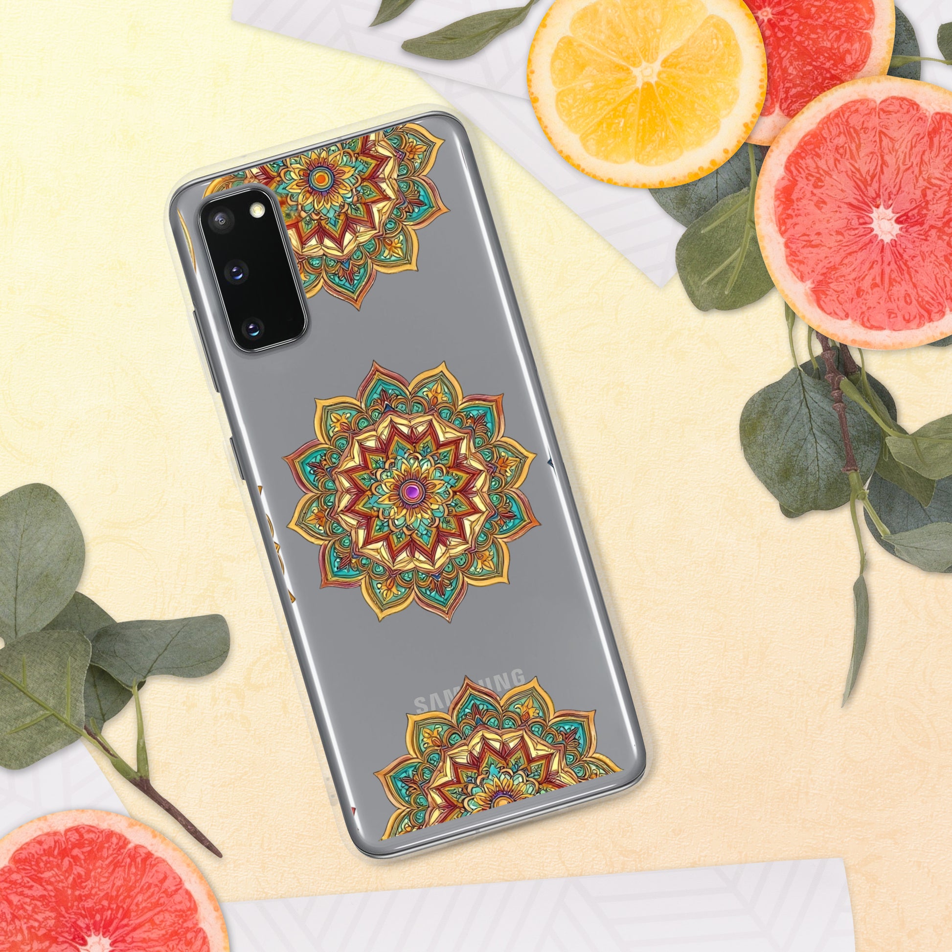 Clear Case for Samsung® - Geometric Star Harmony Clear Samsung Case – For Visionary Elite by printfluence.net