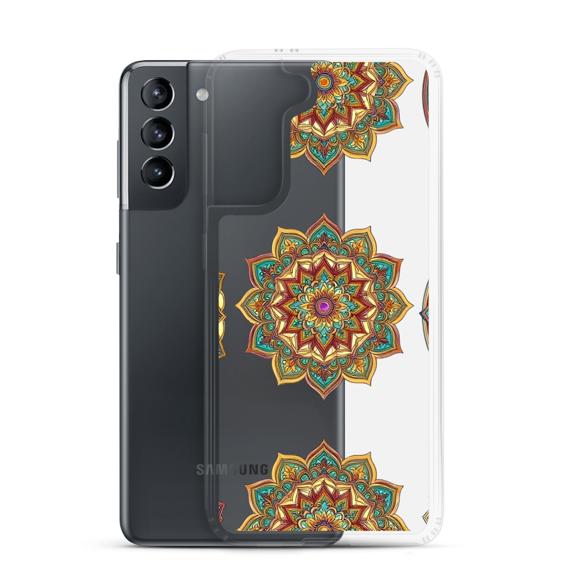 Clear Case for Samsung® - Geometric Star Harmony Clear Samsung Case – For Visionary Elite by printfluence.net