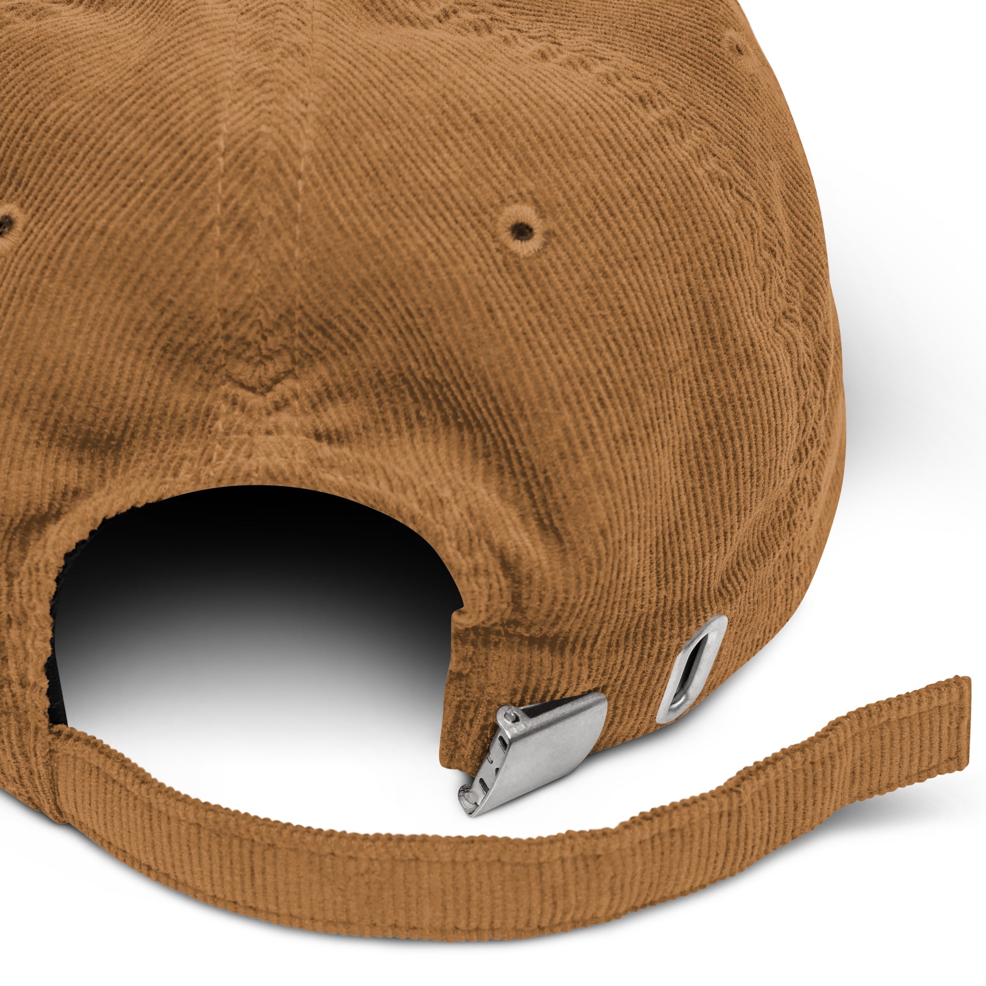 Corduroy hat - Majestic Mountain Adventure - Premium Snowy Peak Wanderlust Graphic Design by printfluence.net