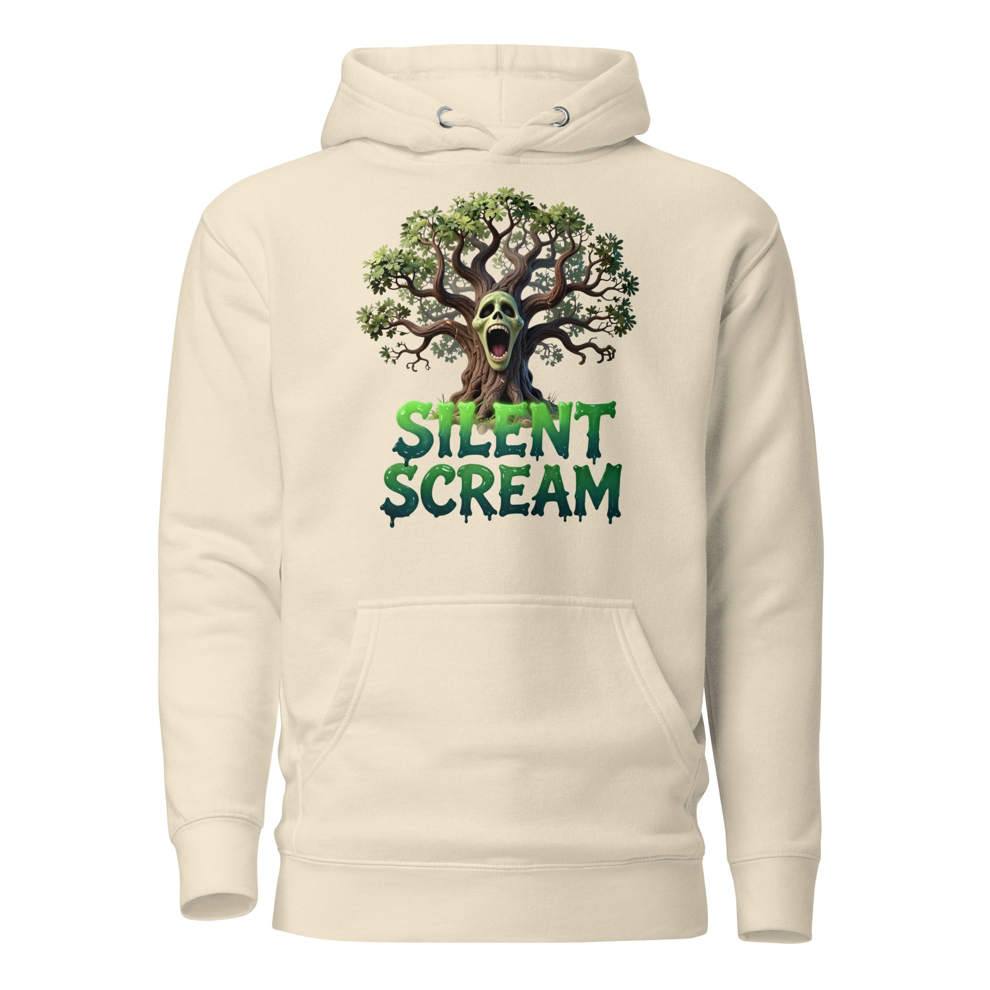 Unisex Hoodie - Silent Scream Horror Tree Unisex Hoodie – Dark Power for Elite Creators by printfluence.net