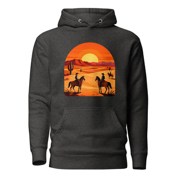 Unisex Hoodie - Elite Western Sunset Hoodie – Cowboy Legacy for Winners by printfluence.net