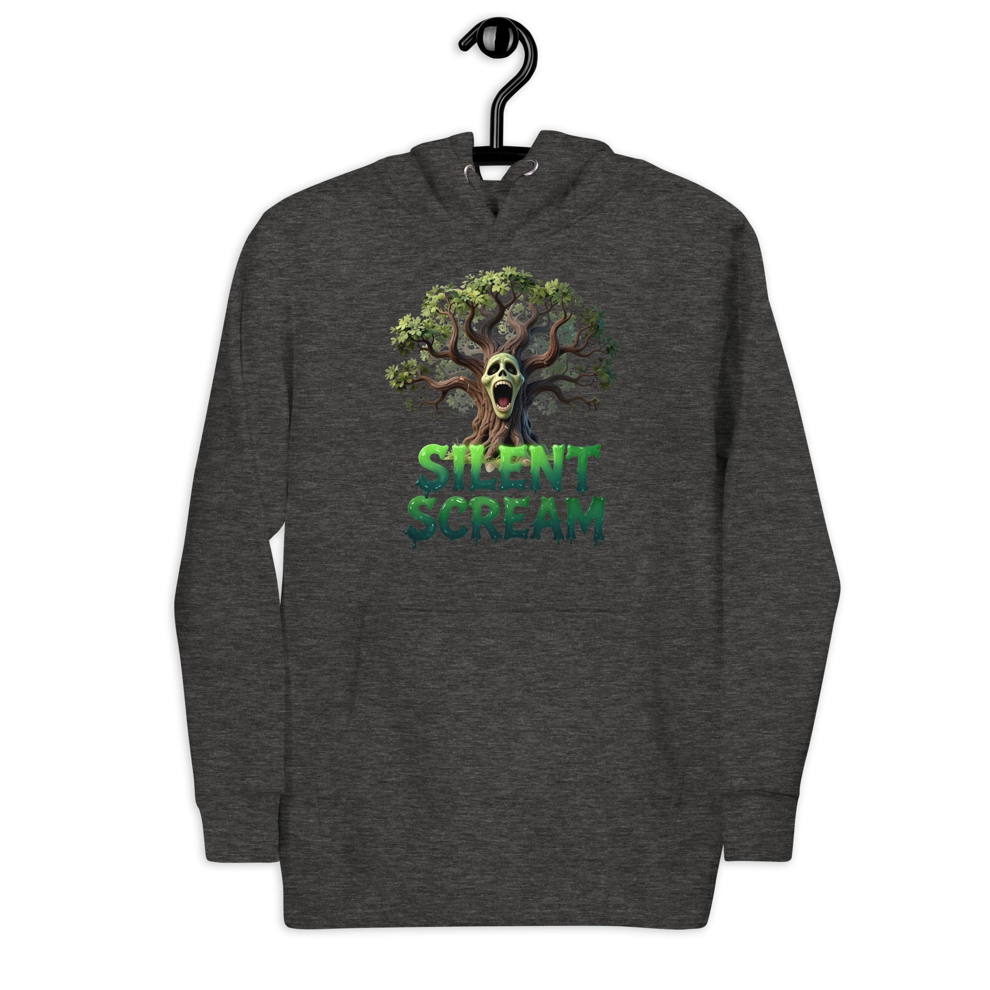 Unisex Hoodie - Silent Scream Horror Tree Unisex Hoodie – Dark Power for Elite Creators by printfluence.net
